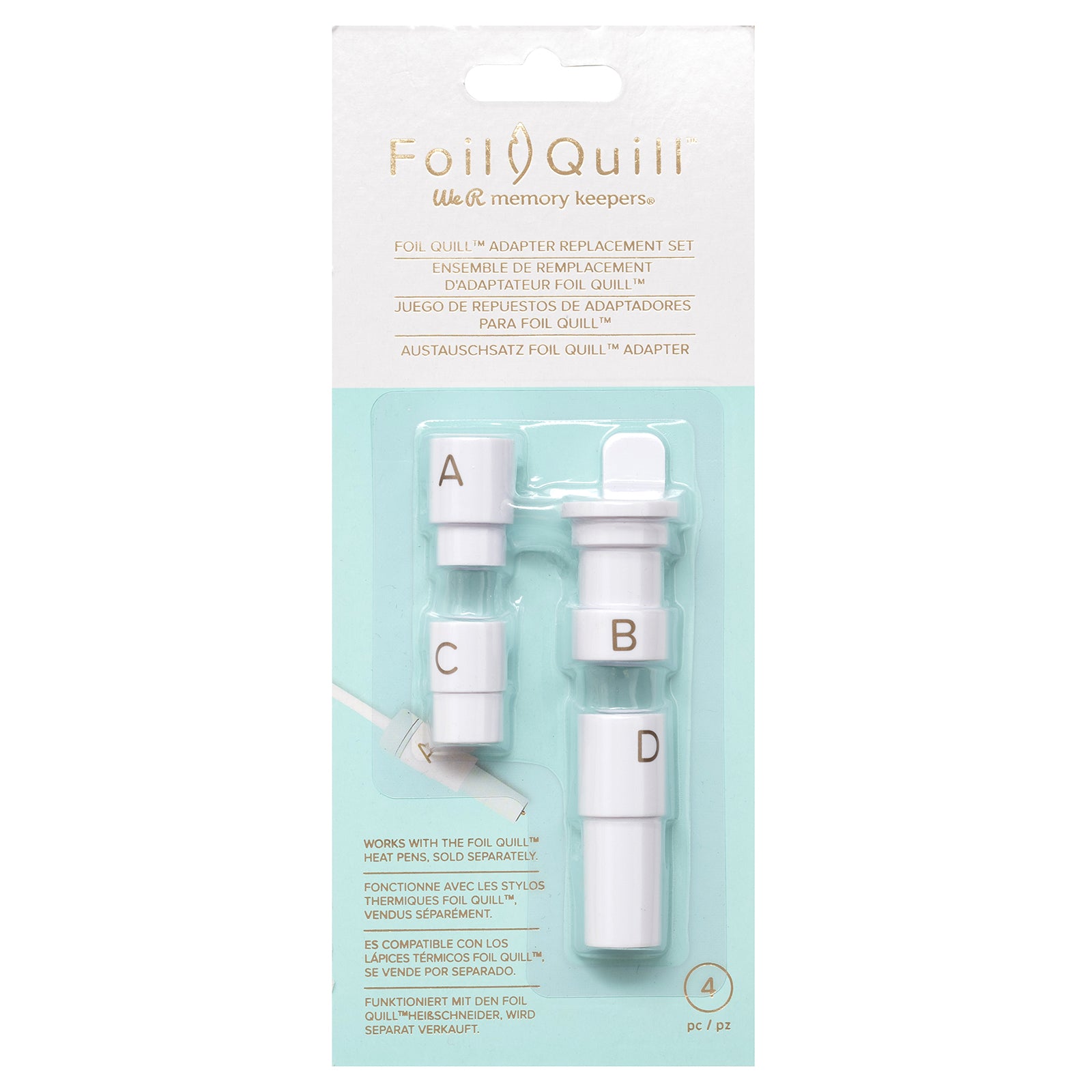 We R Makers Foil Quill Adapter Kit with 4 Tips