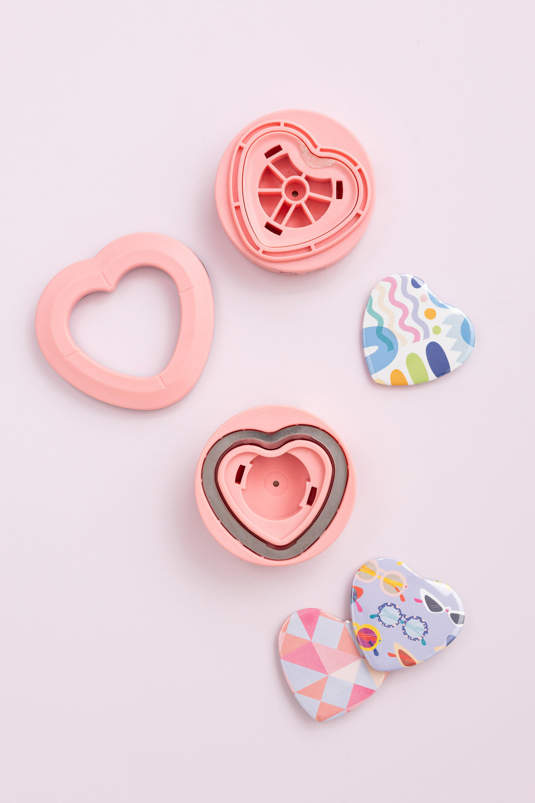 We R Makers Heart Button Press Insert – American Crafts