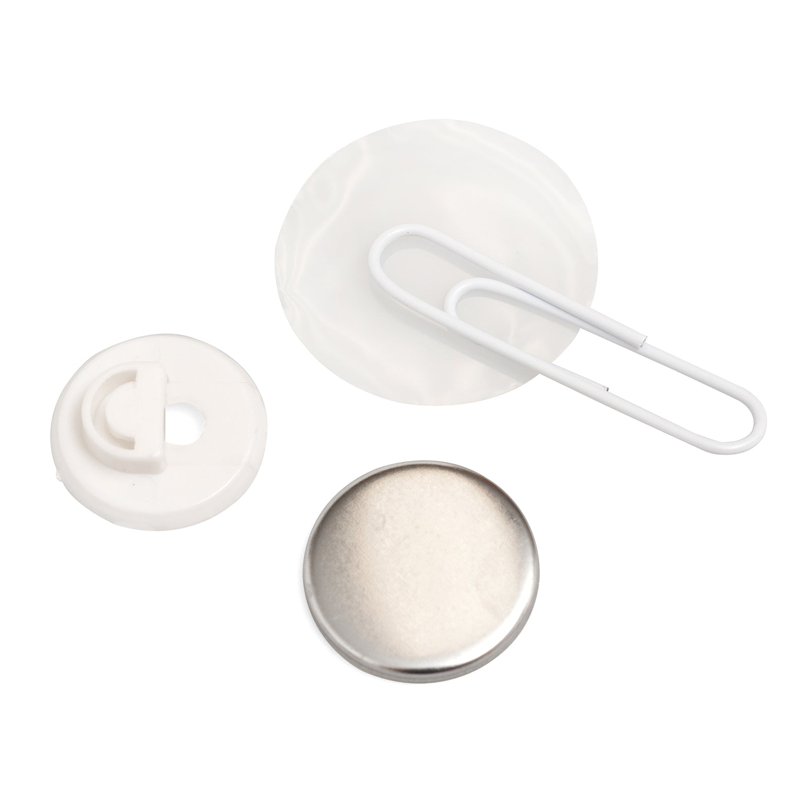 We R Makers Button Press Small Circle 25mm Button Paper Clip Kit - 5 Pack