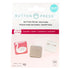 Front of packaging for We R Makers Button Press 31 mm Square Refill - 10 Pack