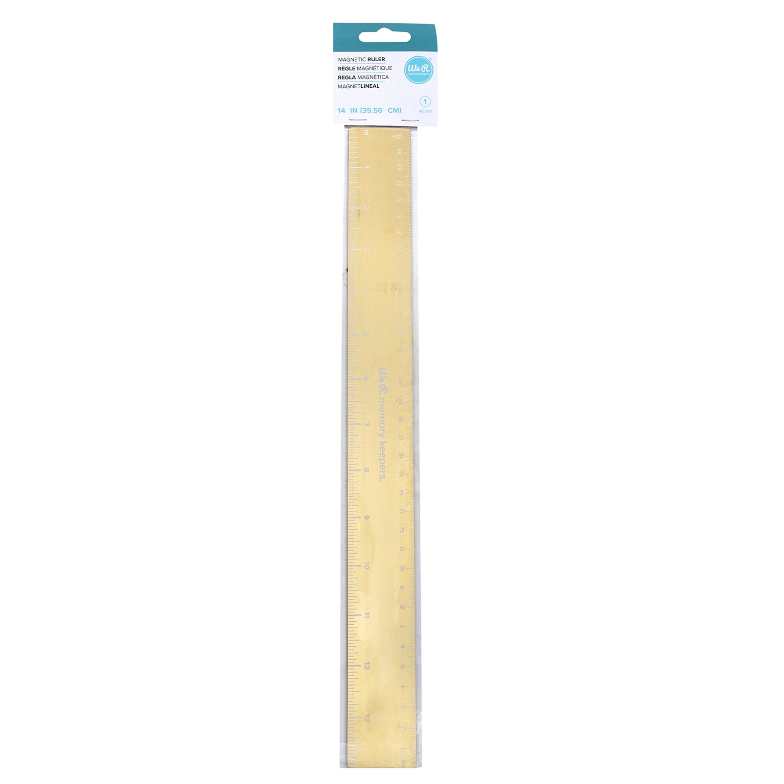 We R Makers Foil Quill Magnetic Ruler