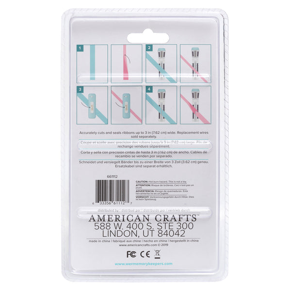Sticky Back Ribbon Cutter We R Makers USB Ribbon Cutter – American Crafts