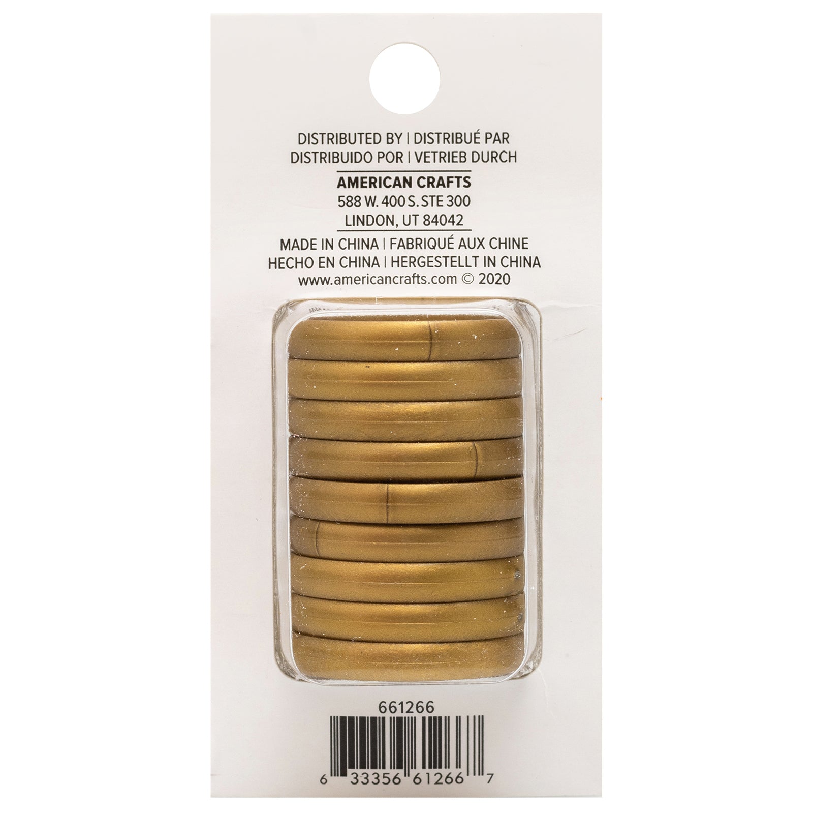 Crop-A-Dile Power Punch Planner Discs 9/Pkg-Gold