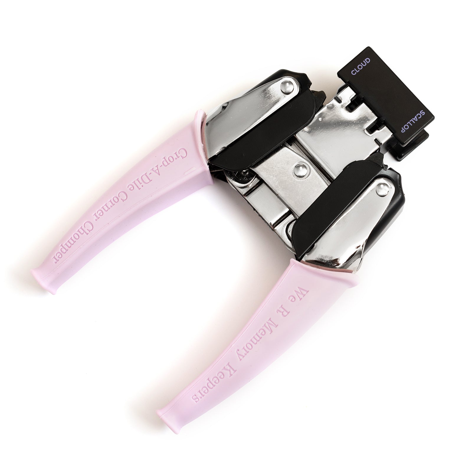 Crop-A-Dile Retro Corner Chomper Tool-Scallop & Cloud