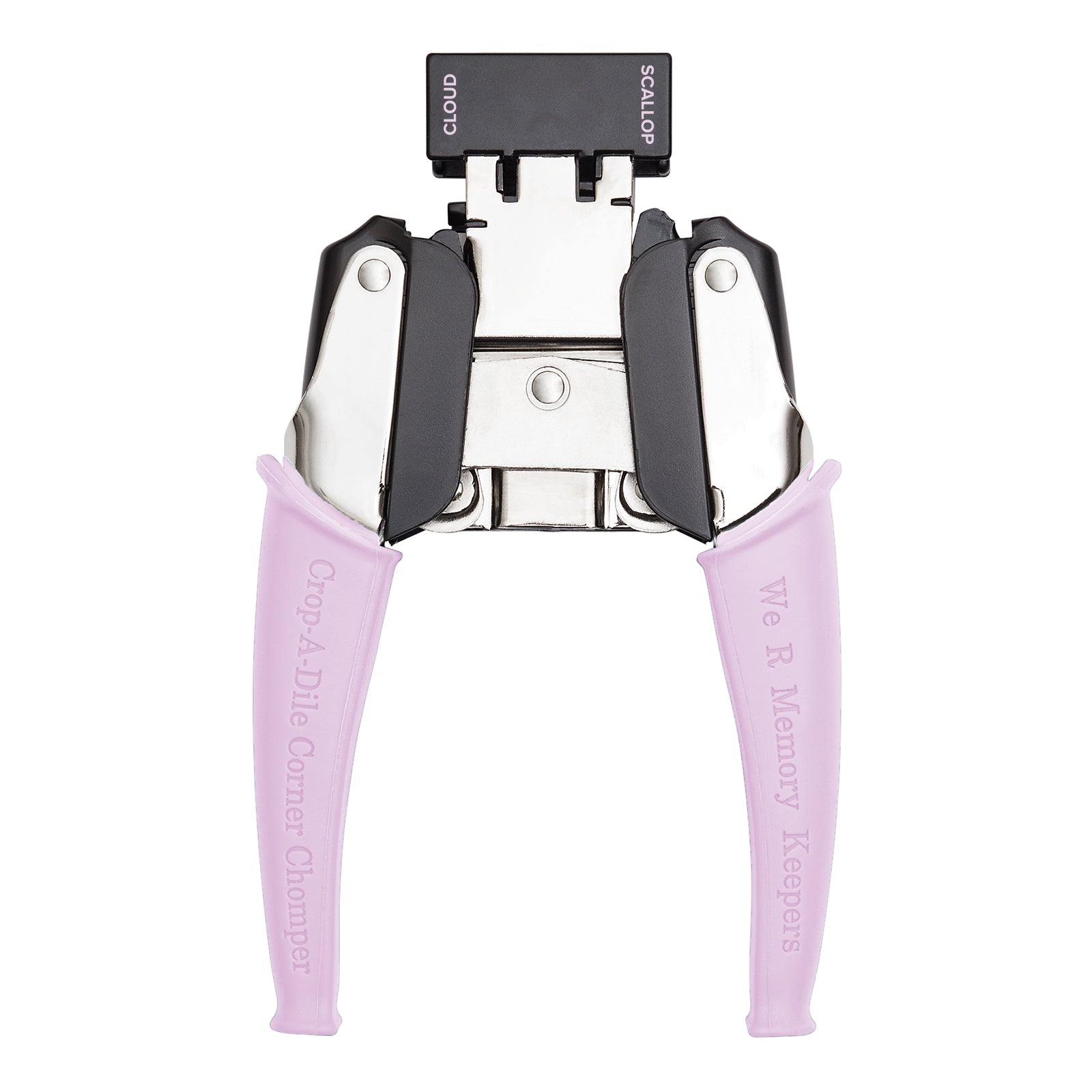 Crop-A-Dile Retro Corner Chomper Tool-Scallop & Cloud