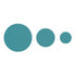 Three circle shapes for the We R Makers Circle Layering 3 Pack Paper Punches