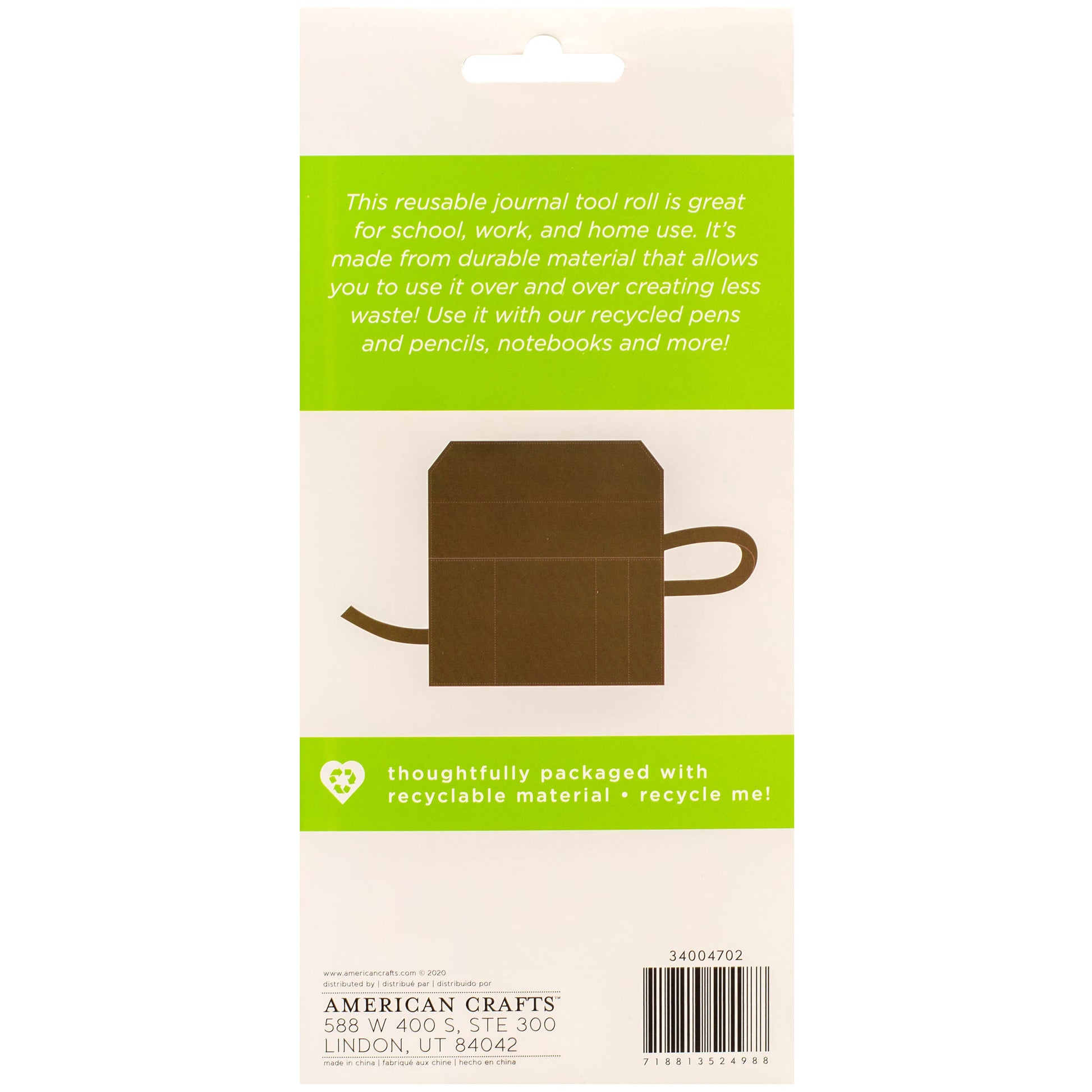 AC Sustainable Journaling Tool Roll