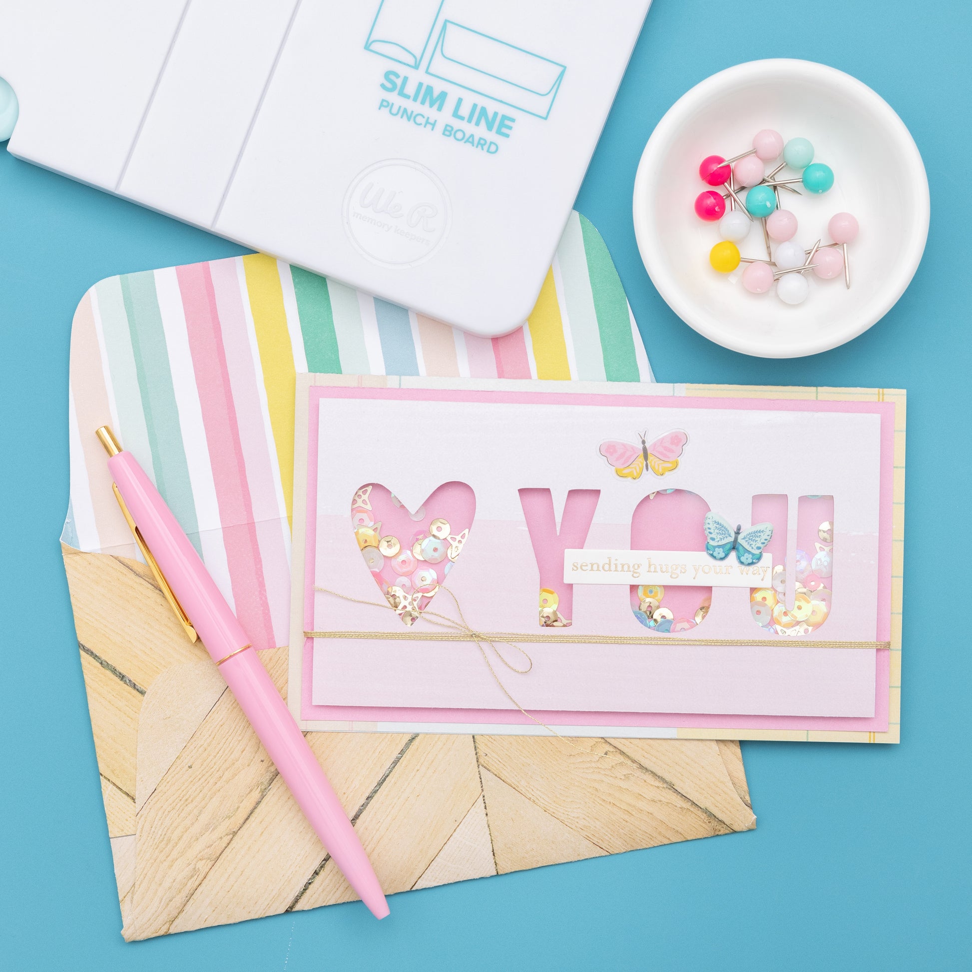 We R Makers Slimline Card & Envelope Punch Board