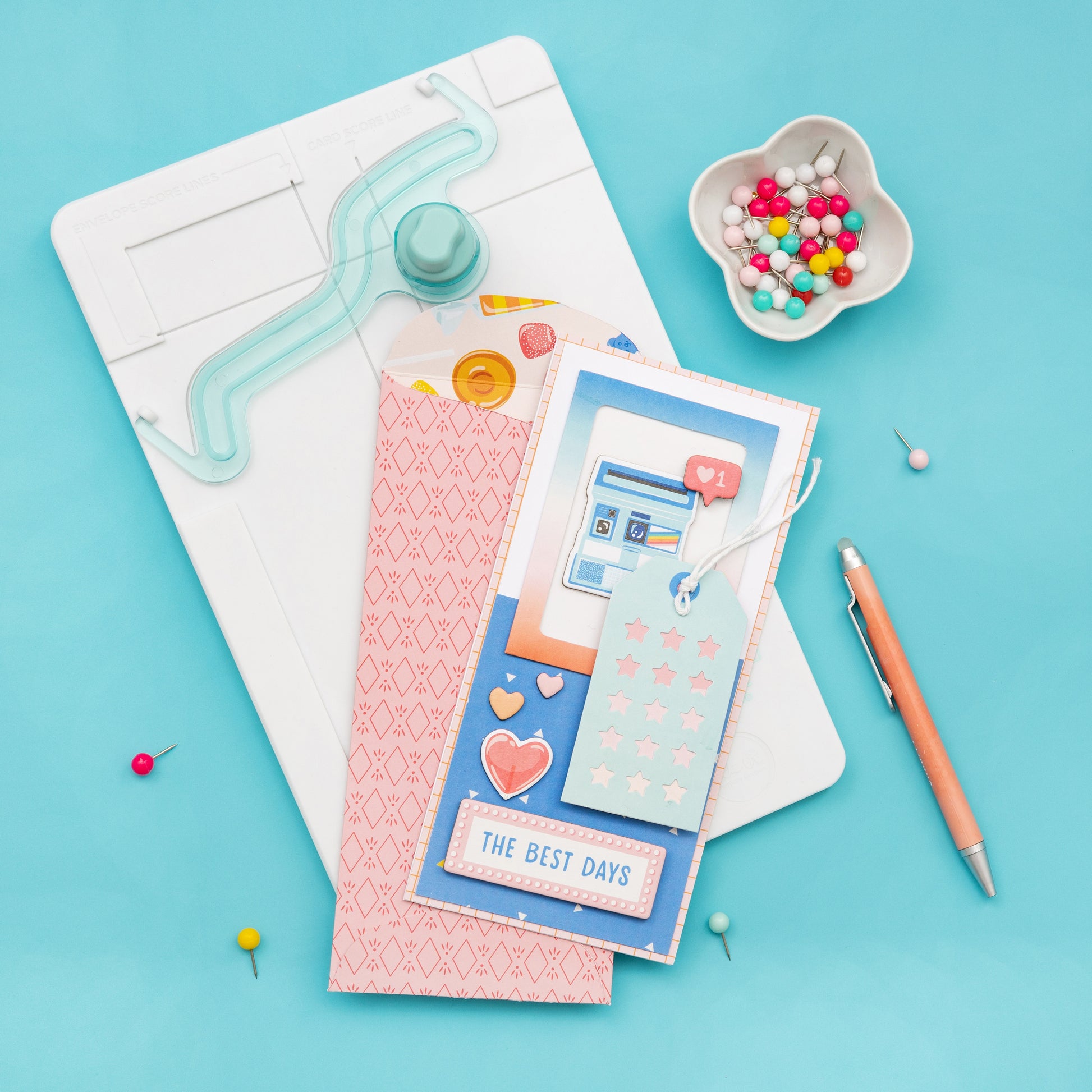 We R Makers Slimline Card & Envelope Punch Board