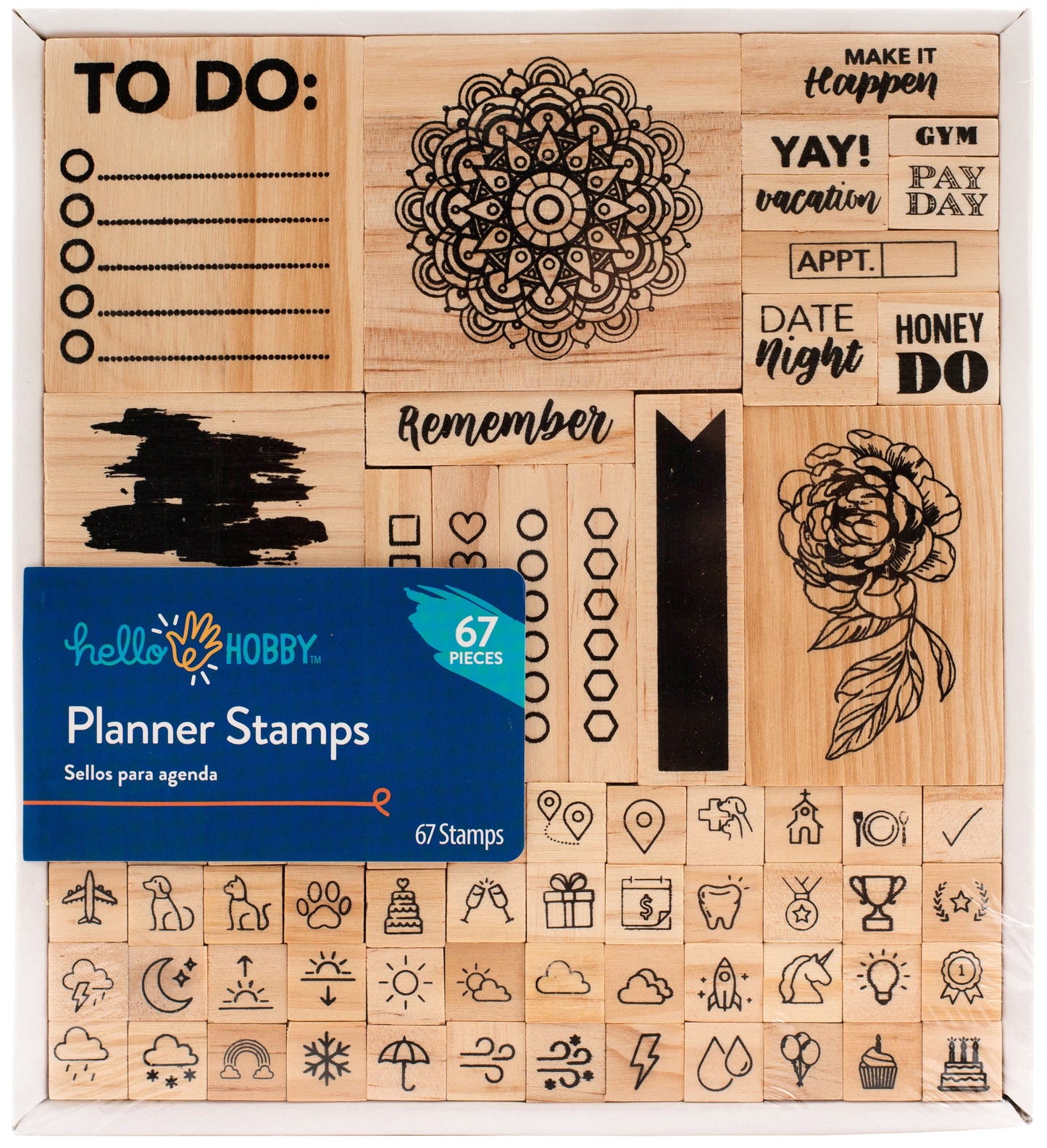 Hello Hobby Planner Stamps