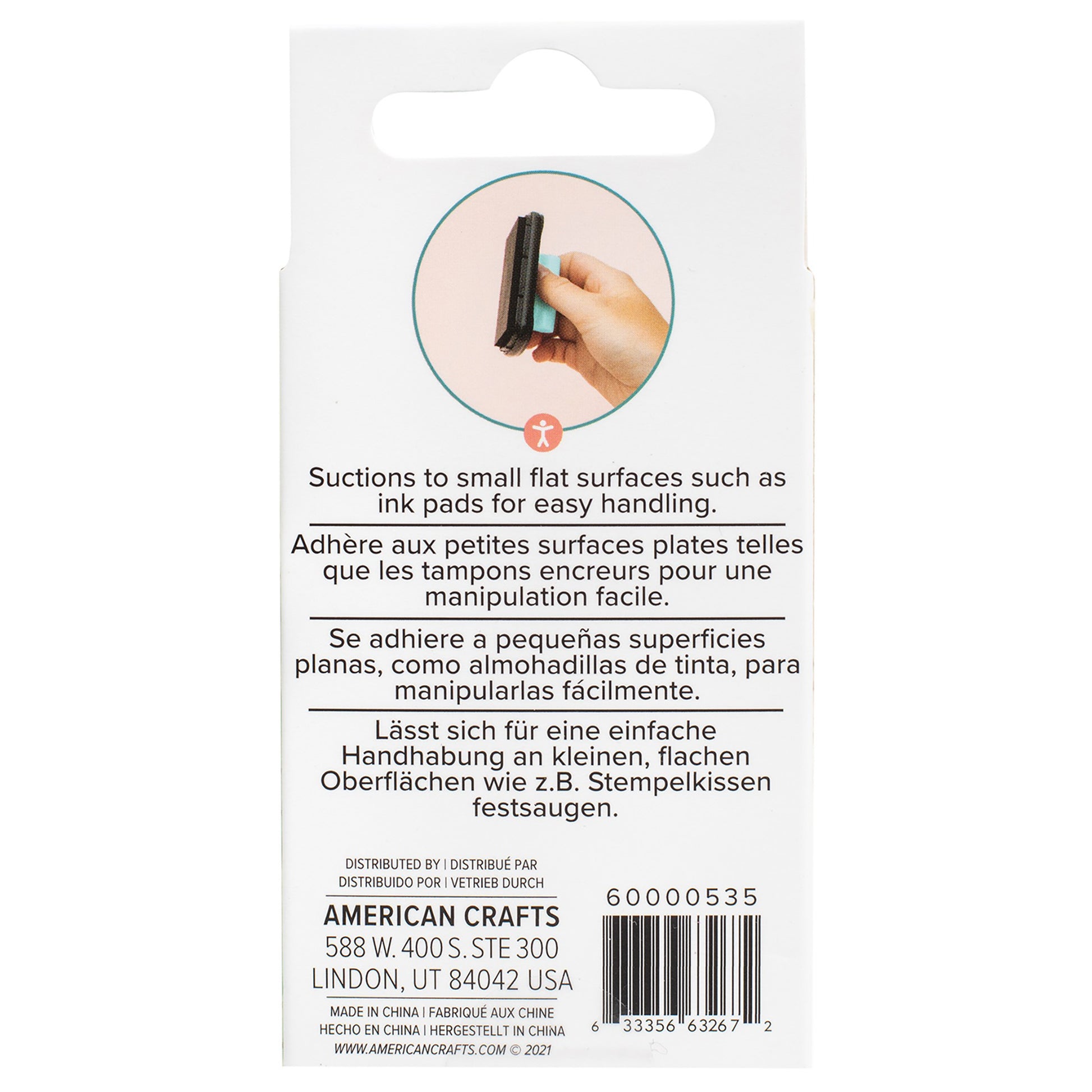 We R Comfort Craft Silicone Ink Pad Handle-Teal