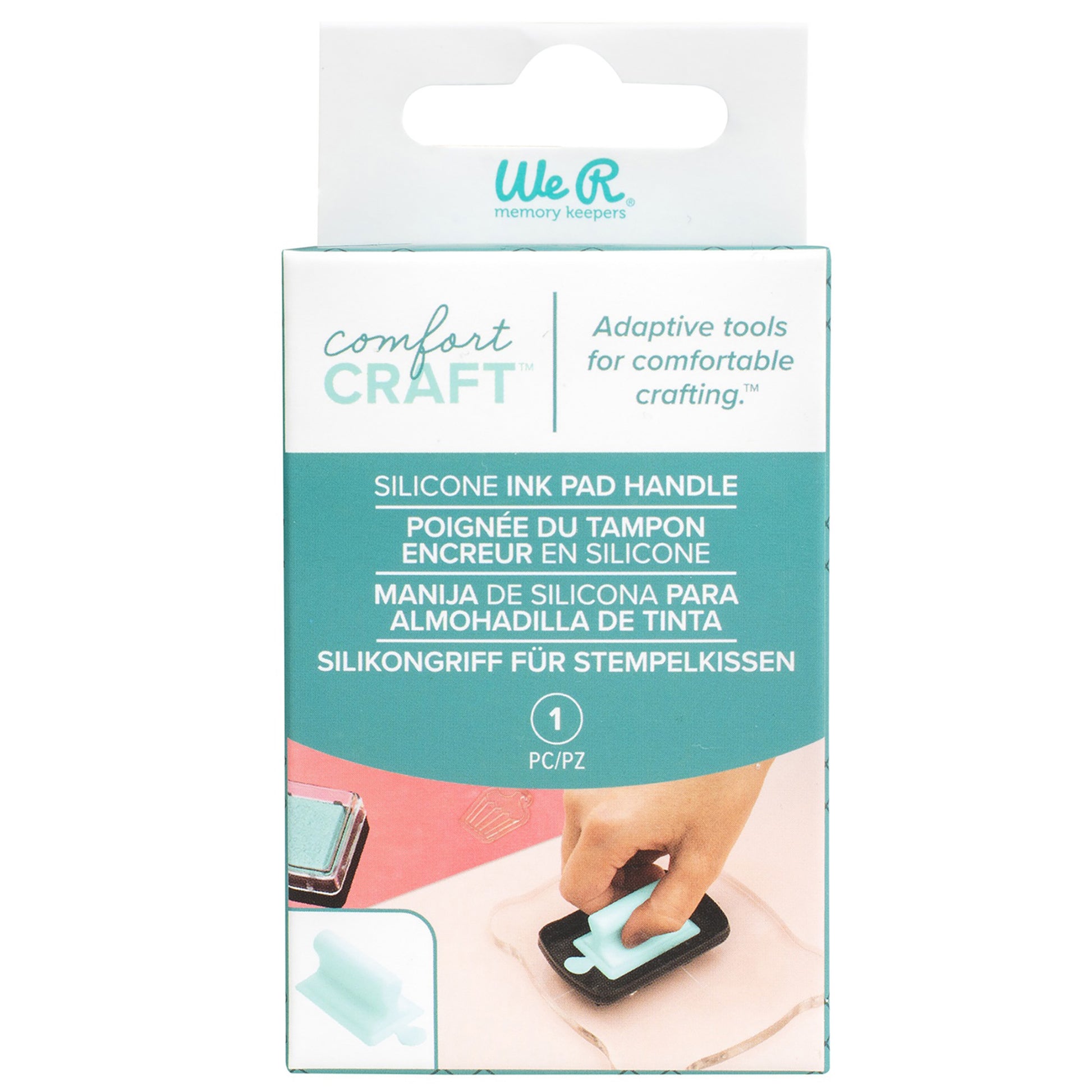 We R Comfort Craft Silicone Ink Pad Handle-Teal