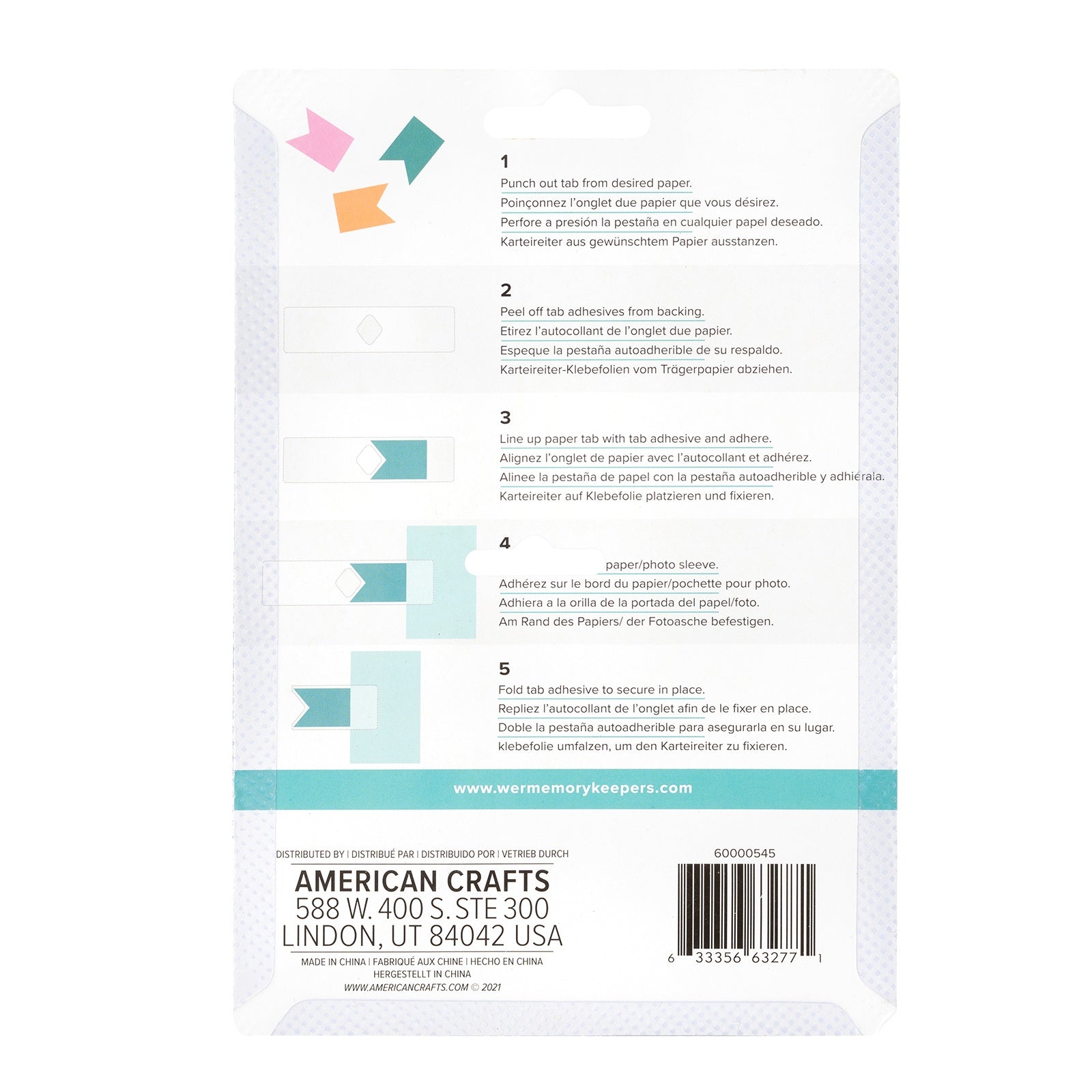 We R Makers Tab Punch-Flag