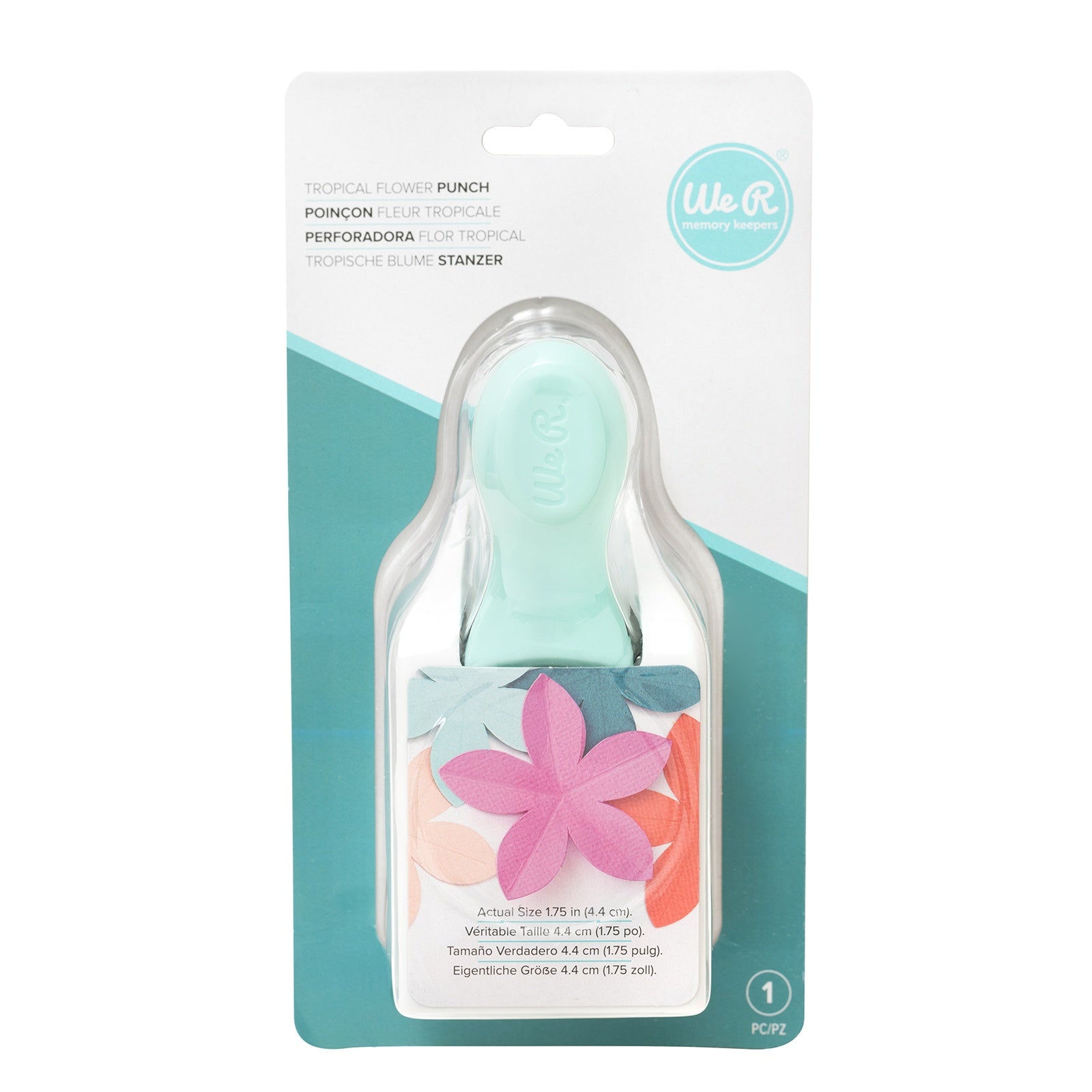We R Makers Embossing Punch-Tropical Flower