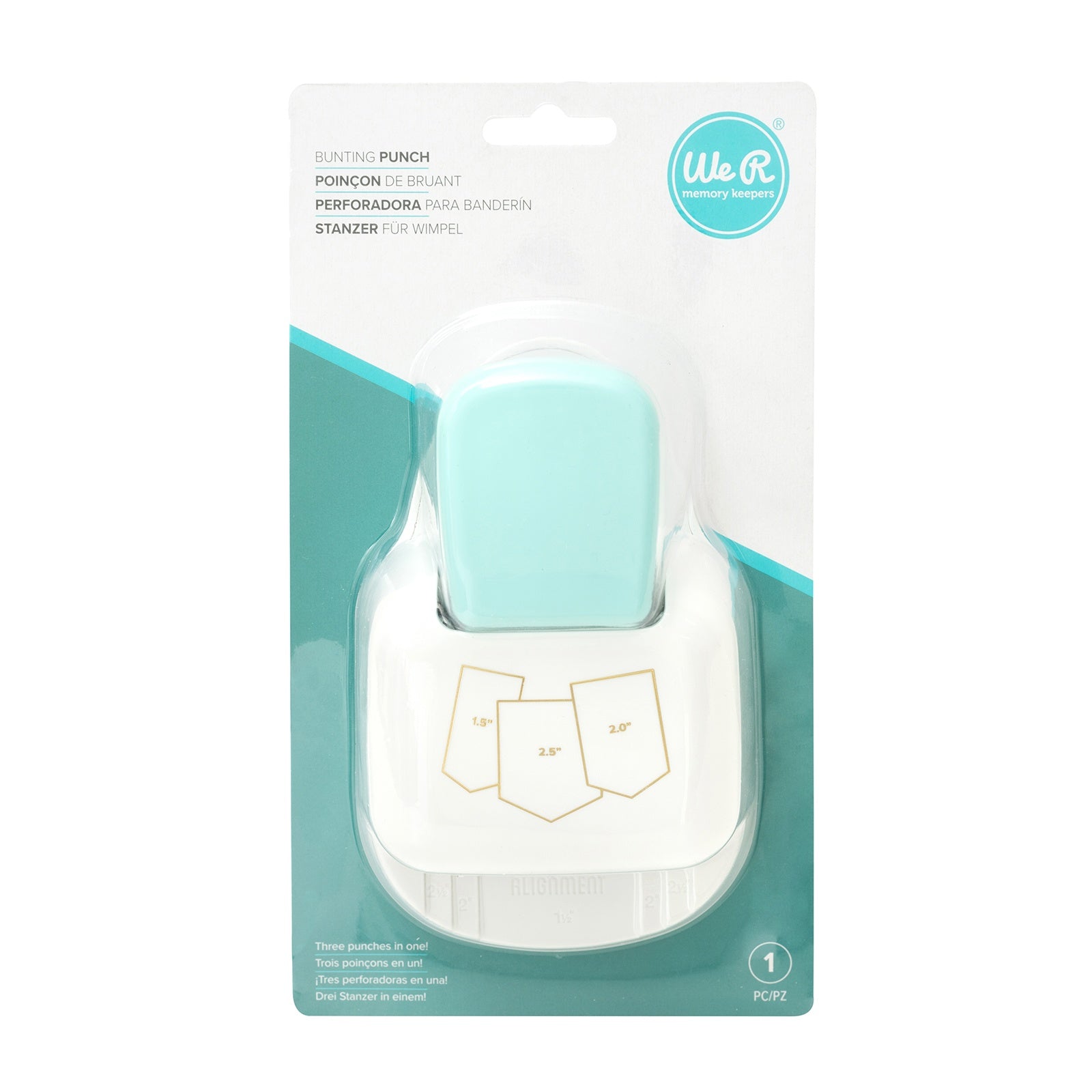 We R Makers Bunting 3-In-1 Punch