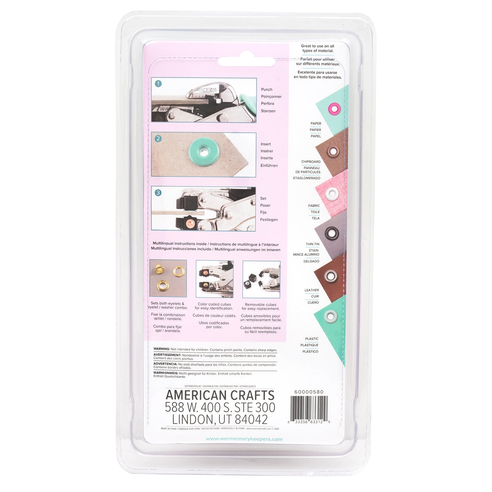 We R Makers Crop-A-Dile Hole Punch & Eyelet Setter