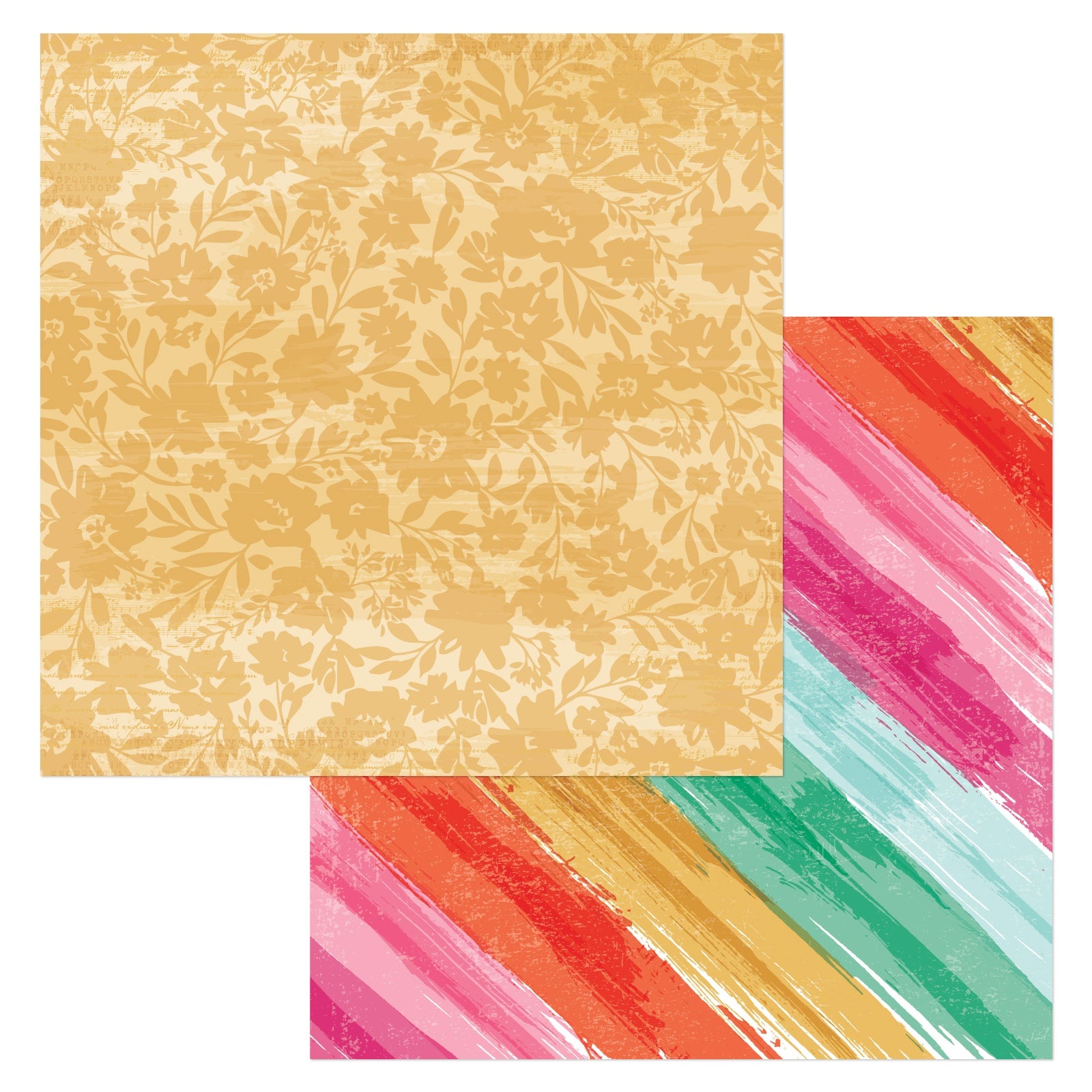 Over The Rainbow Double-Sided Cardstock 12X12-Mini Meadow - 842715079922