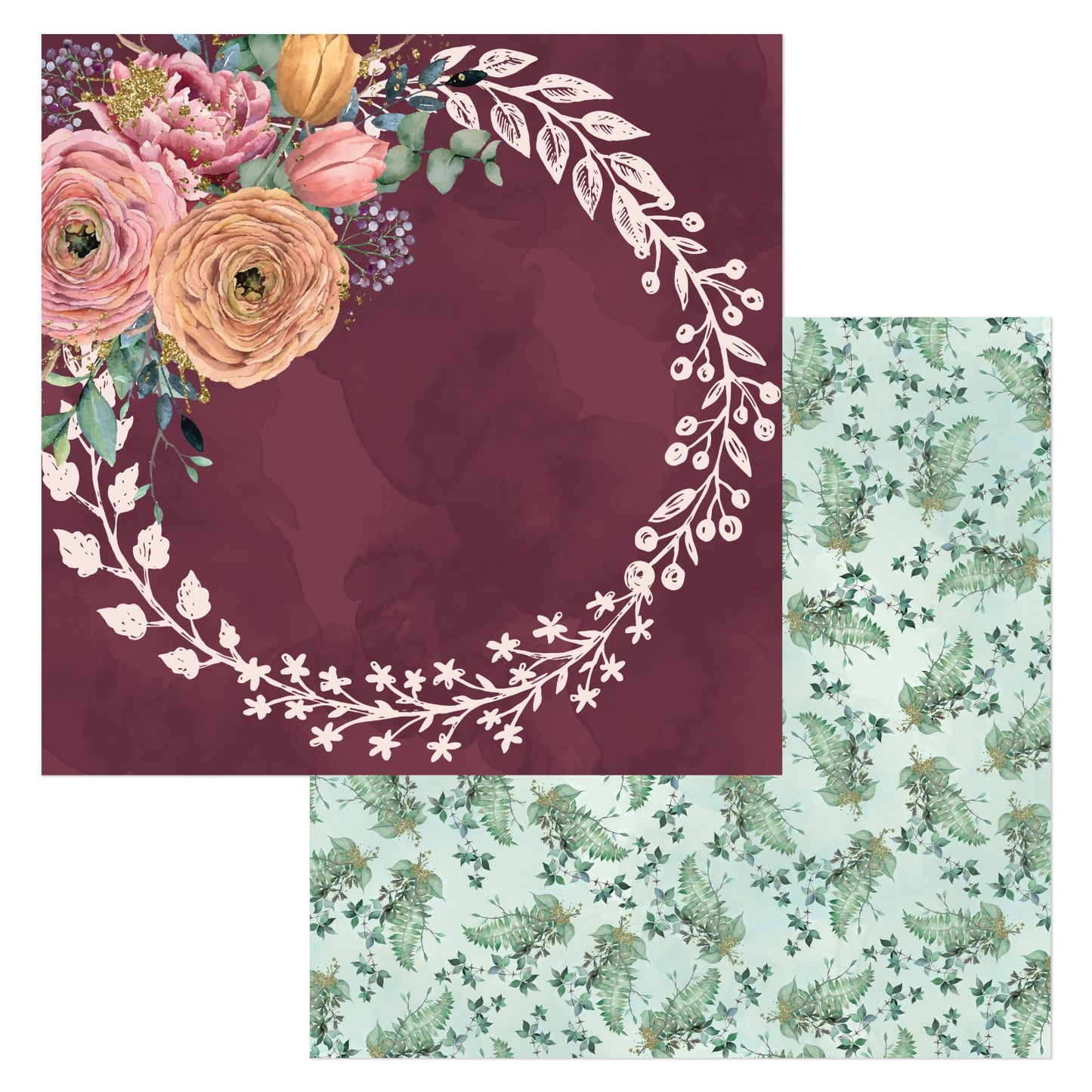 Willow & Sage Double-Sided Cardstock 12"X12"