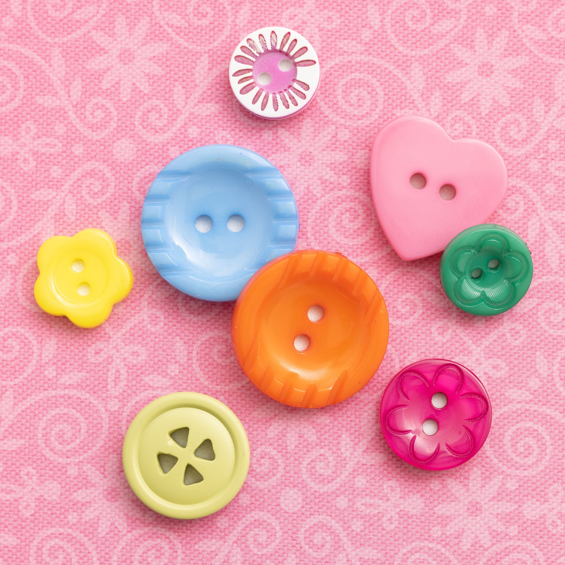Paige Evans Splendid Plastic Buttons, 16pcs