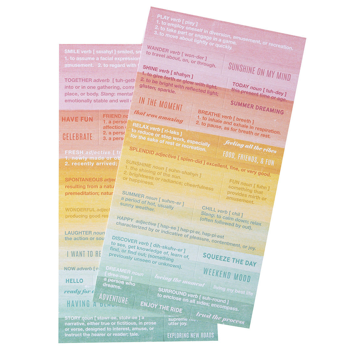 Heidi Swapp Sun Chaser Definition Stickers - 56pcs