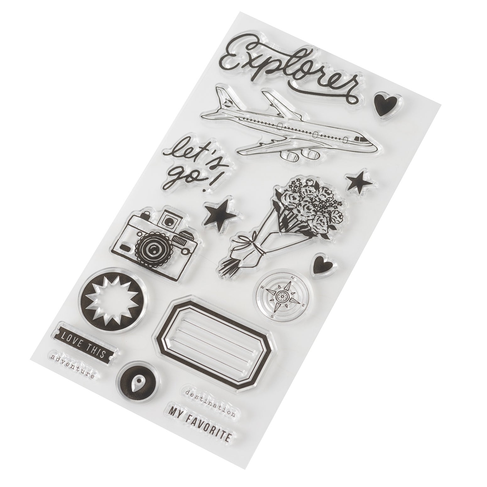 Maggie Holmes Round Trip Clear Stamps Set