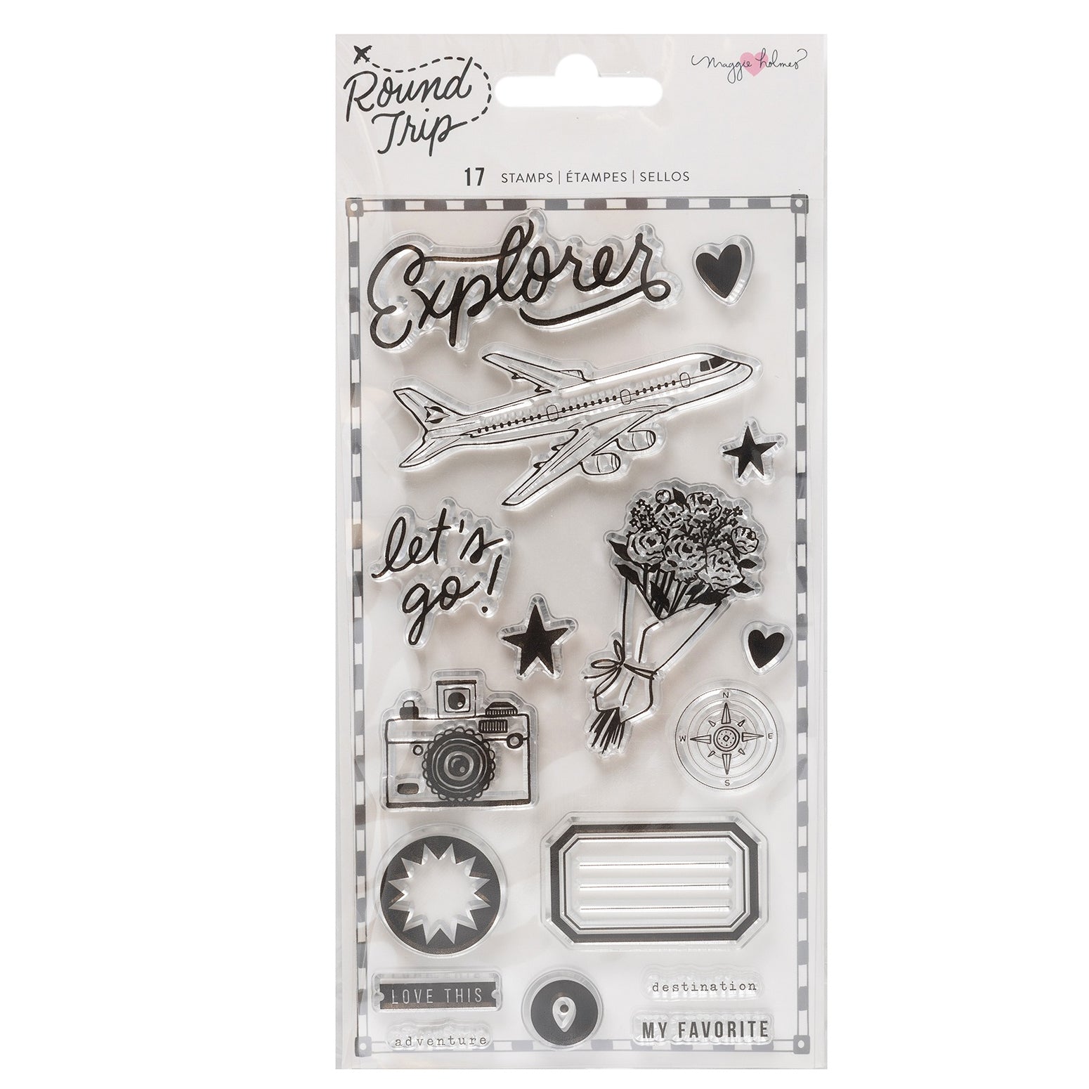 Maggie Holmes Round Trip Clear Stamps Set