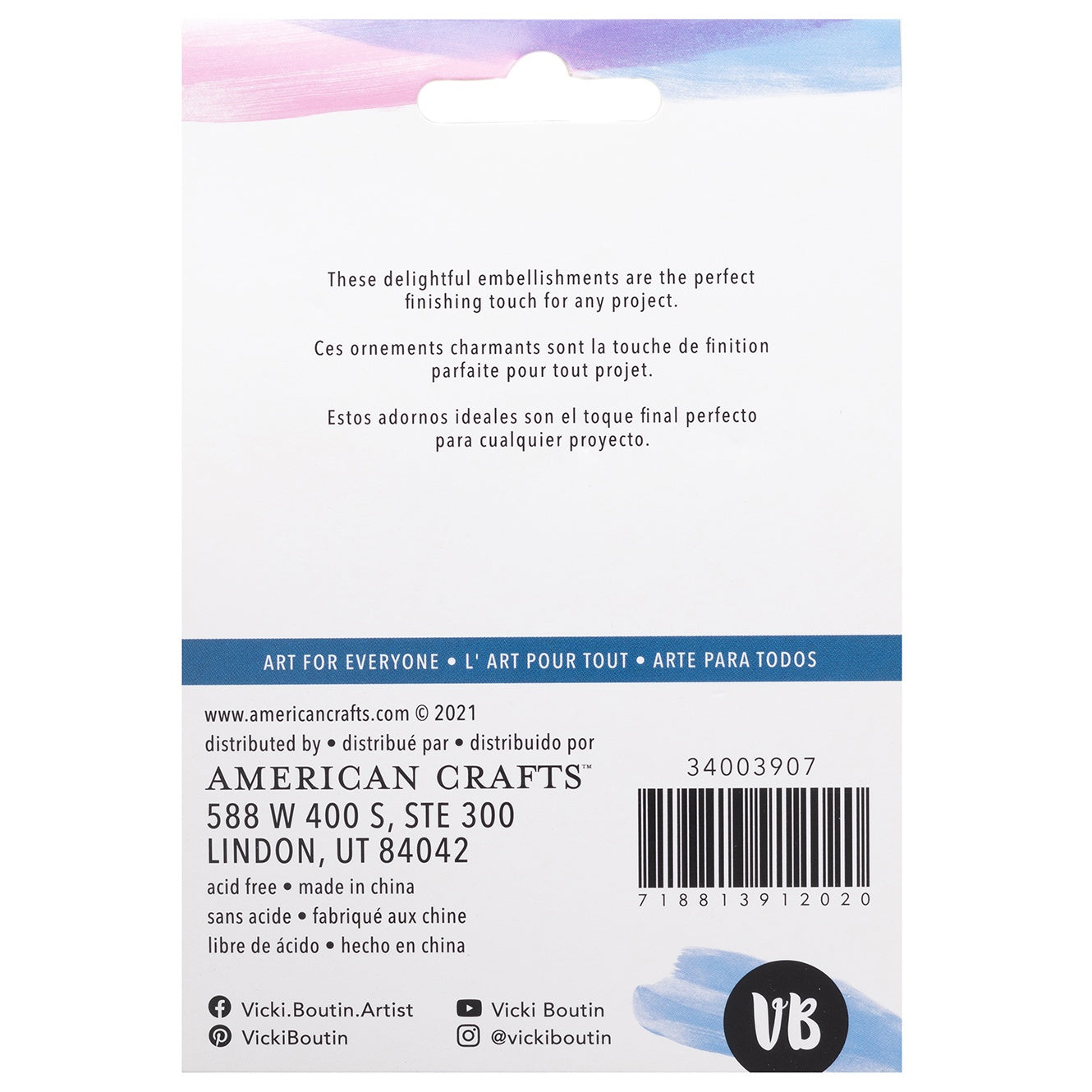 Vicki Boutin Sweet Rush Tassels 4/Pkg
