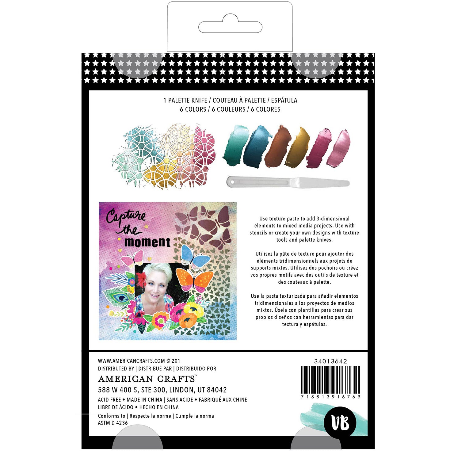 Vicki Boutin Mixed Media Metallic Texture Paste Set