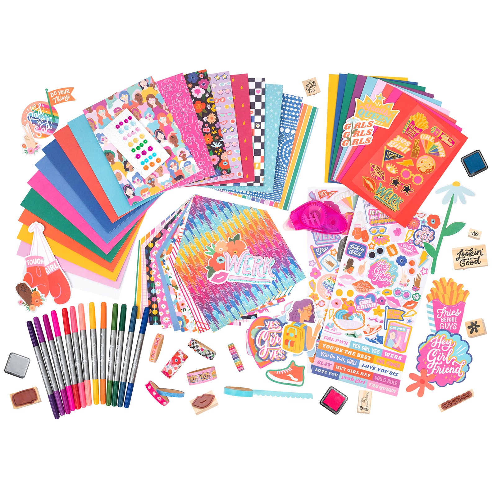 Damask Love All In One Pop Up Card Kit