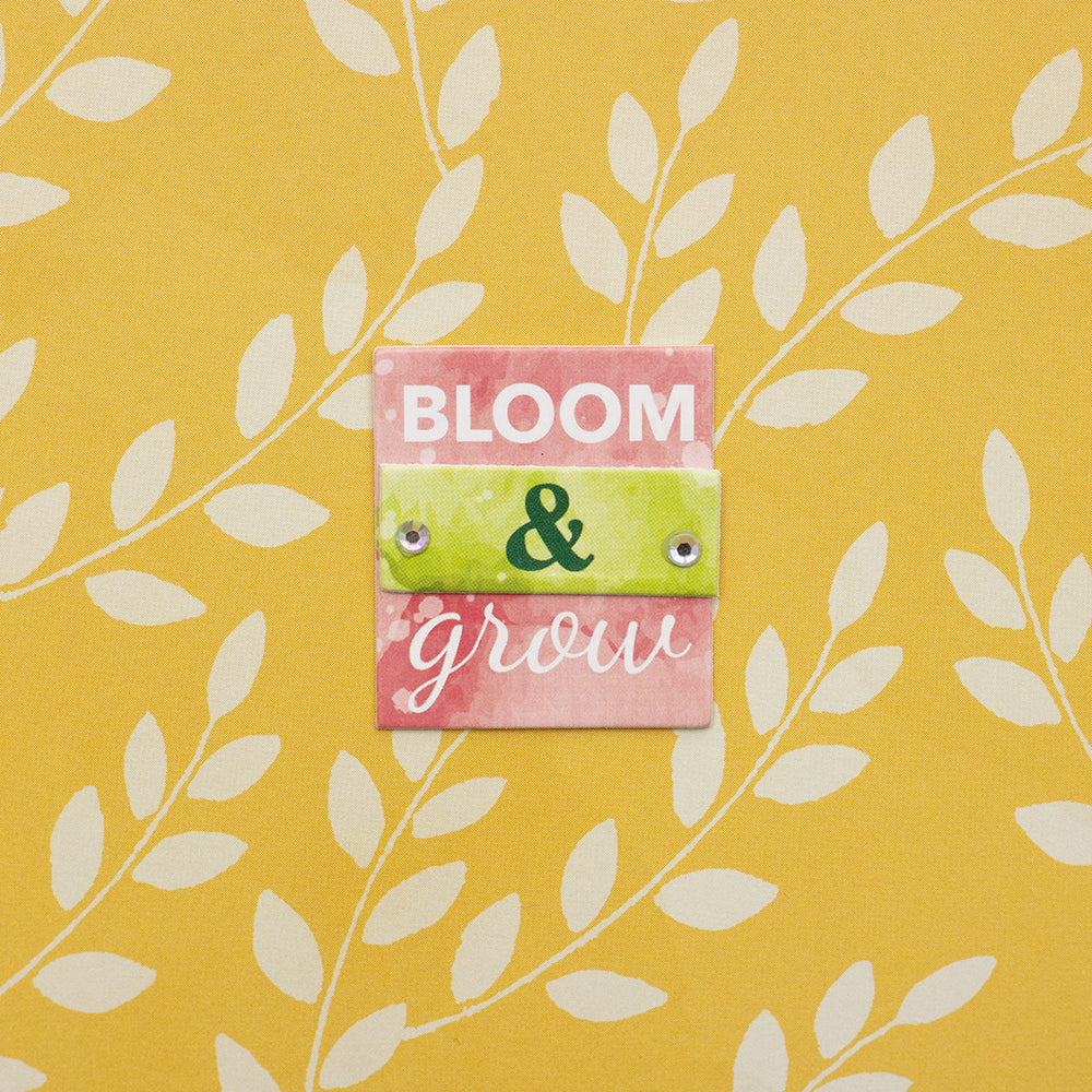 BoBunny Willow & Sage Layered Chipboard Stickers, 8pcs