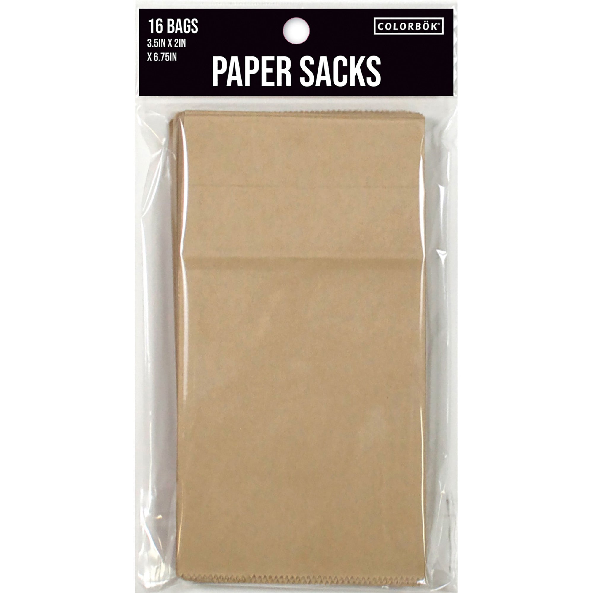 Colorbok Kraft Paper Sack Gift Bags