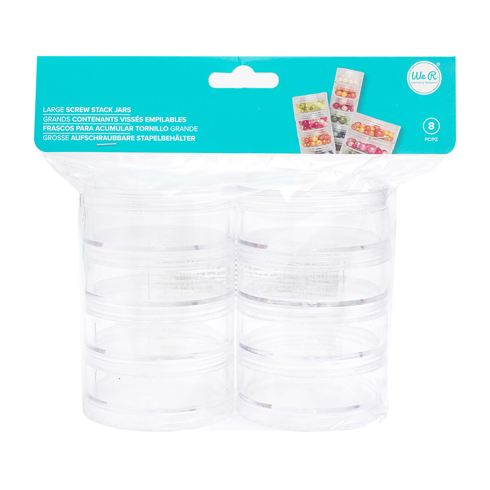We R Makers Storage Screw Stack Jars – American Crafts
