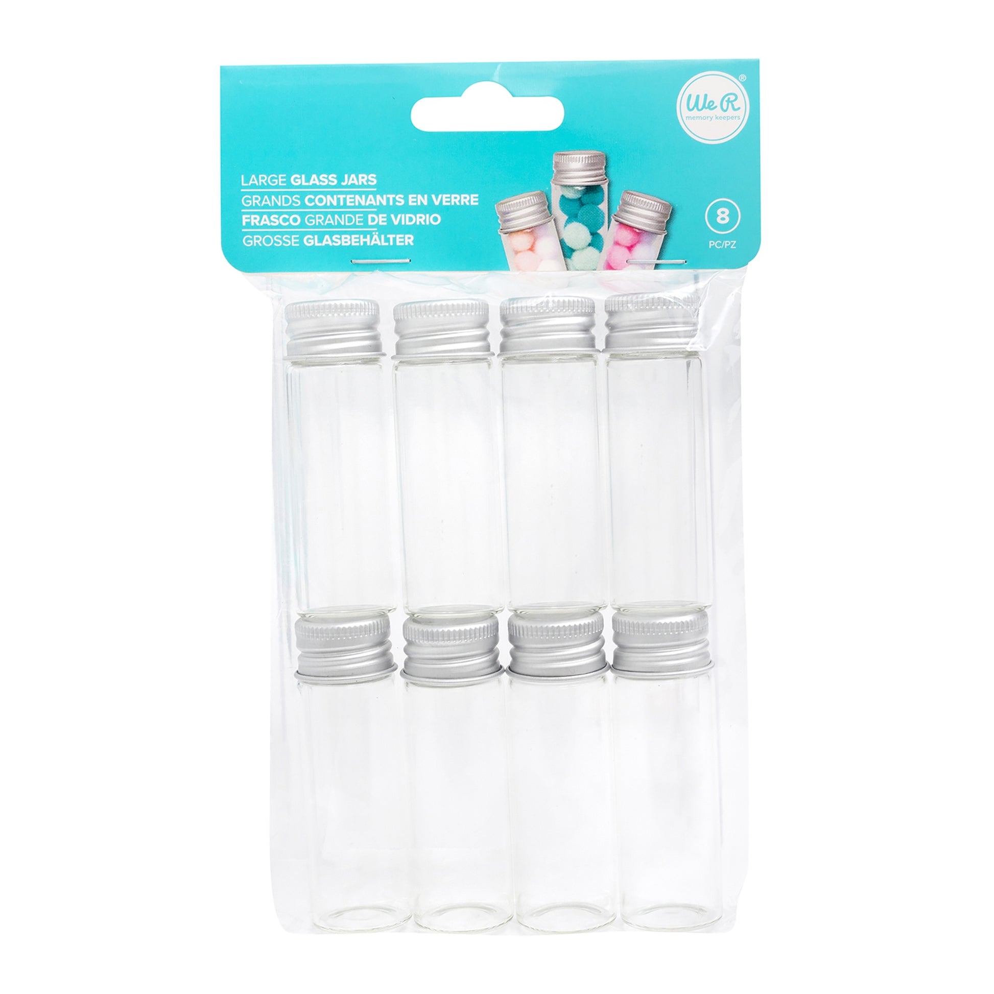 We R Makers Glass Jar Storage Bottles