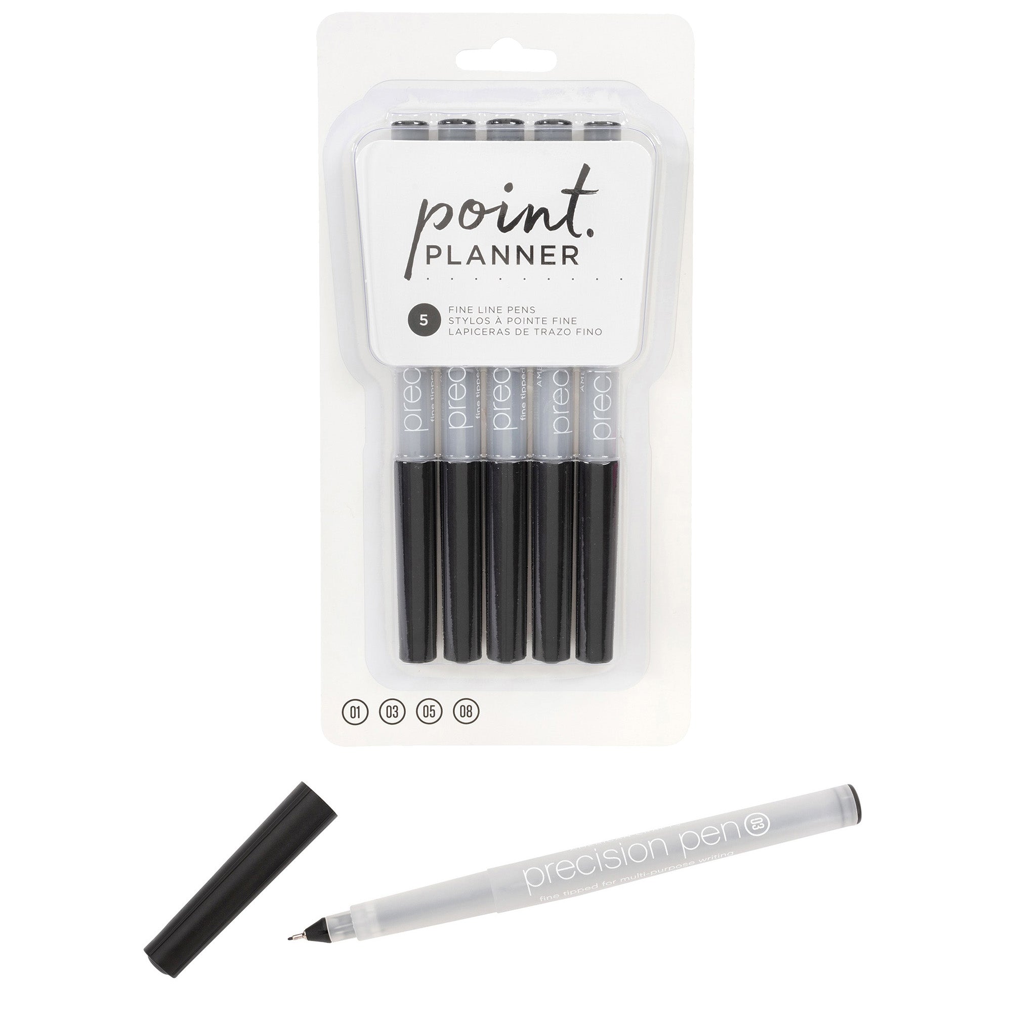 AC Point Planner Fine Line Pens Set