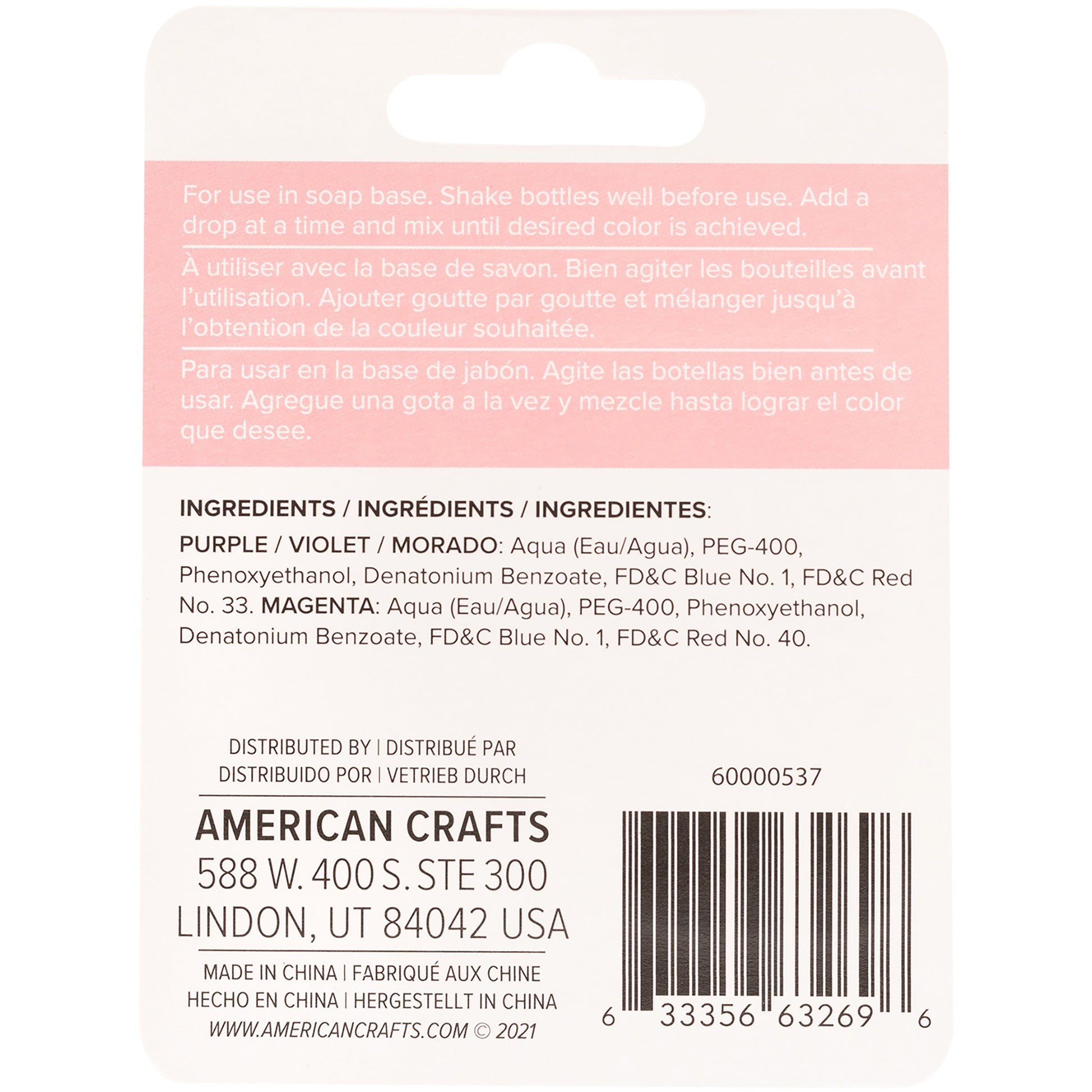 SUDS Soap Maker Colorant Sets