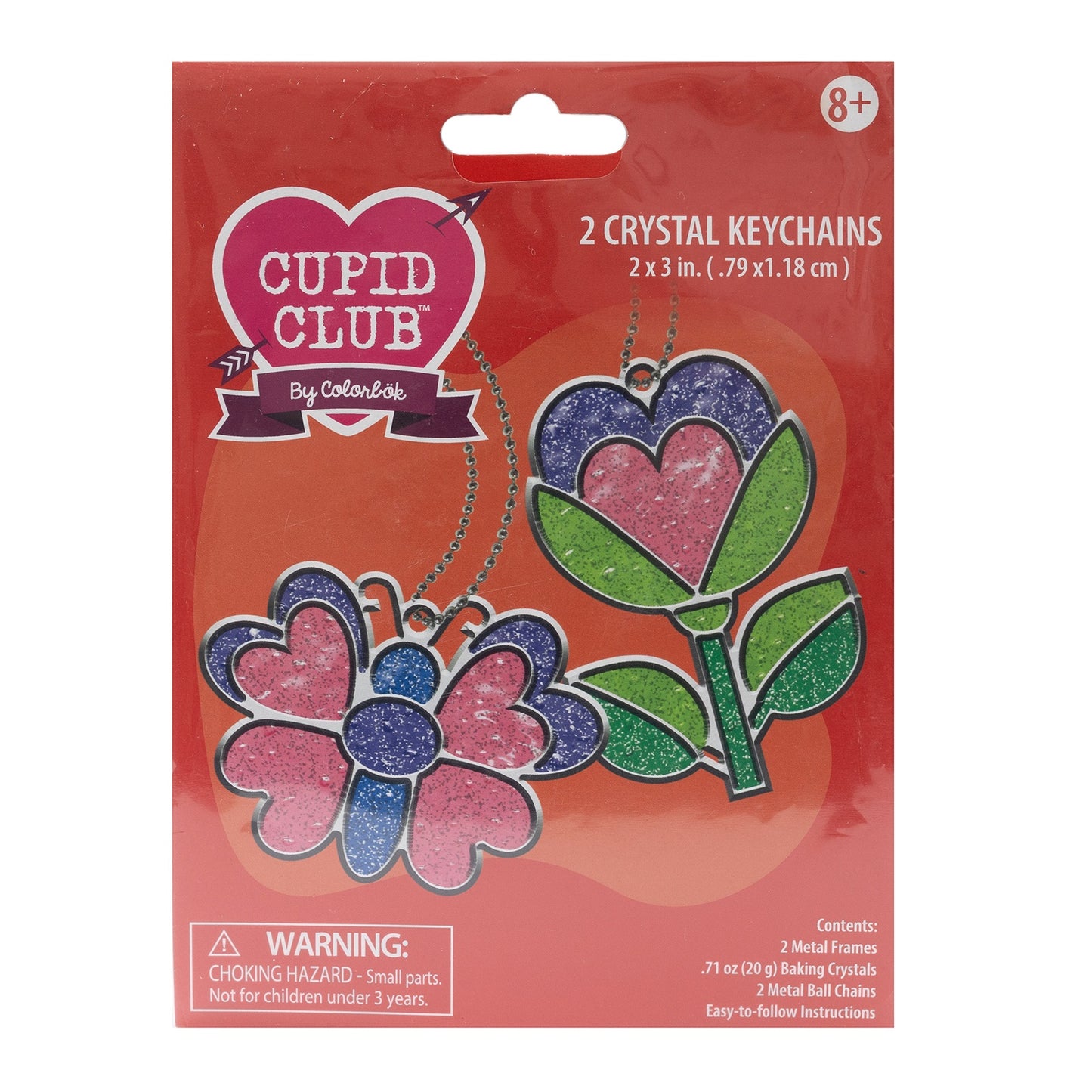 Colorbok Cupid Club Suncatcher Kit-Flowers