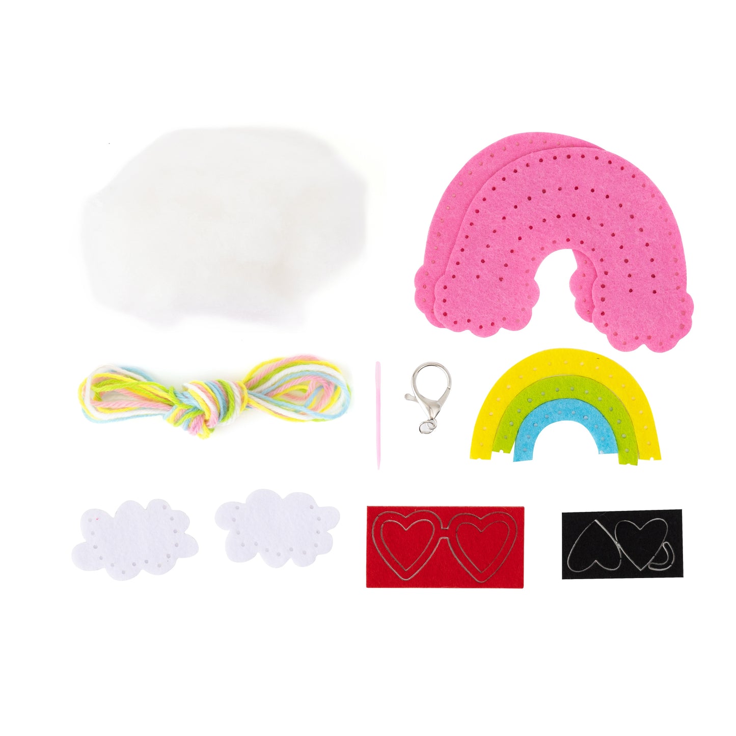 Colorbok Cupid Club Sew Cute Bag Charm-Rainbow