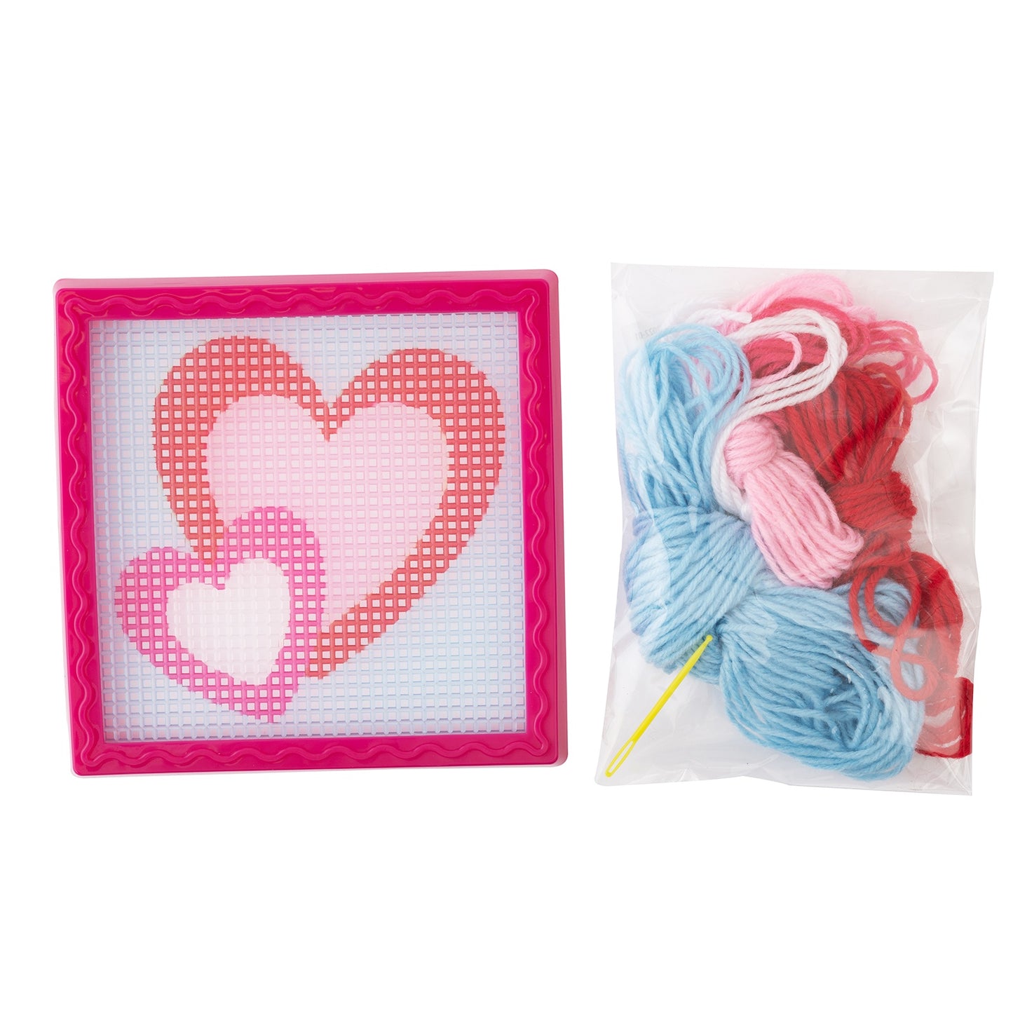 Colorbok Cupid Club Needlepoint Kit-Layered Heart