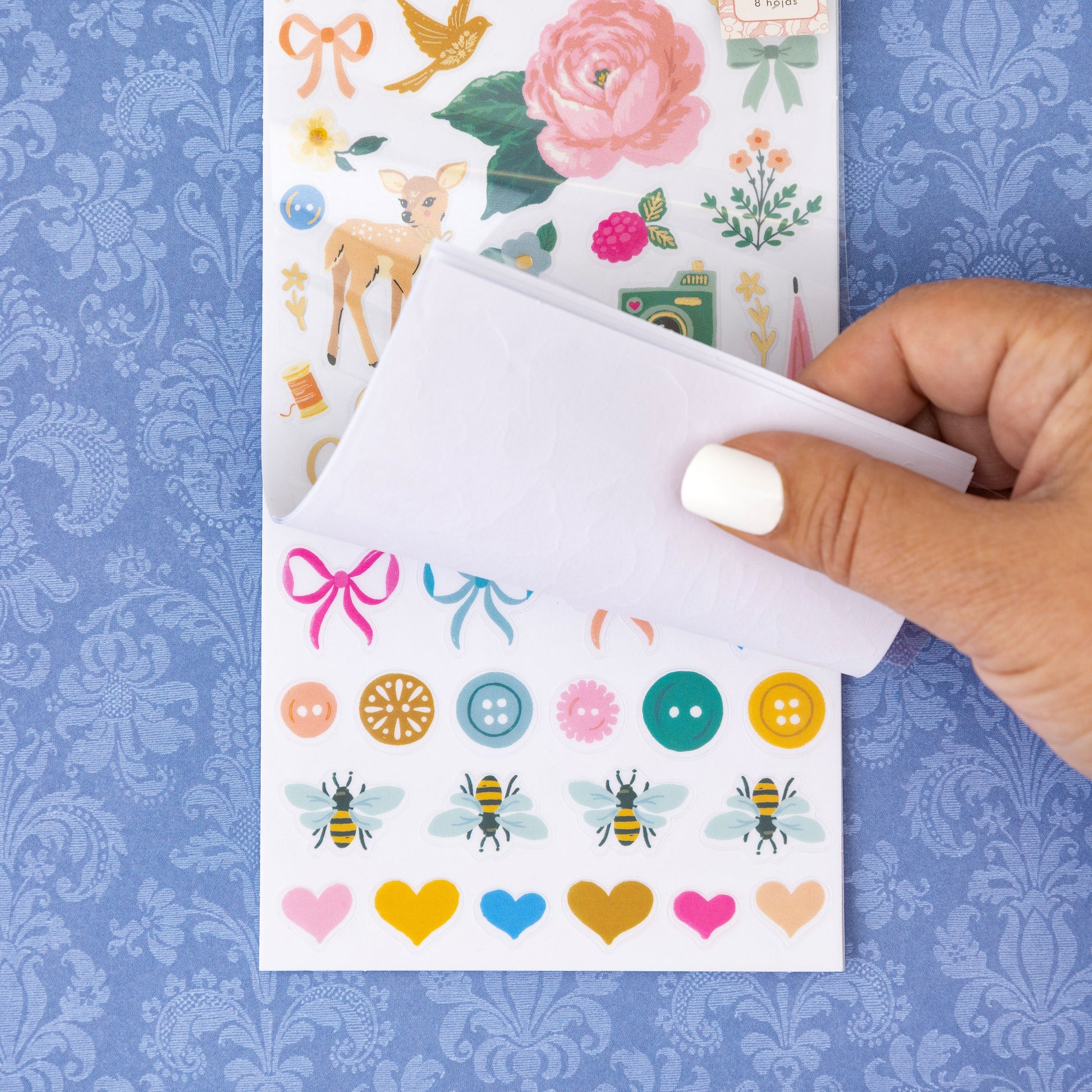 Maggie Holmes Parasol Sticker Book-Gold Foil Accents 378 Pack