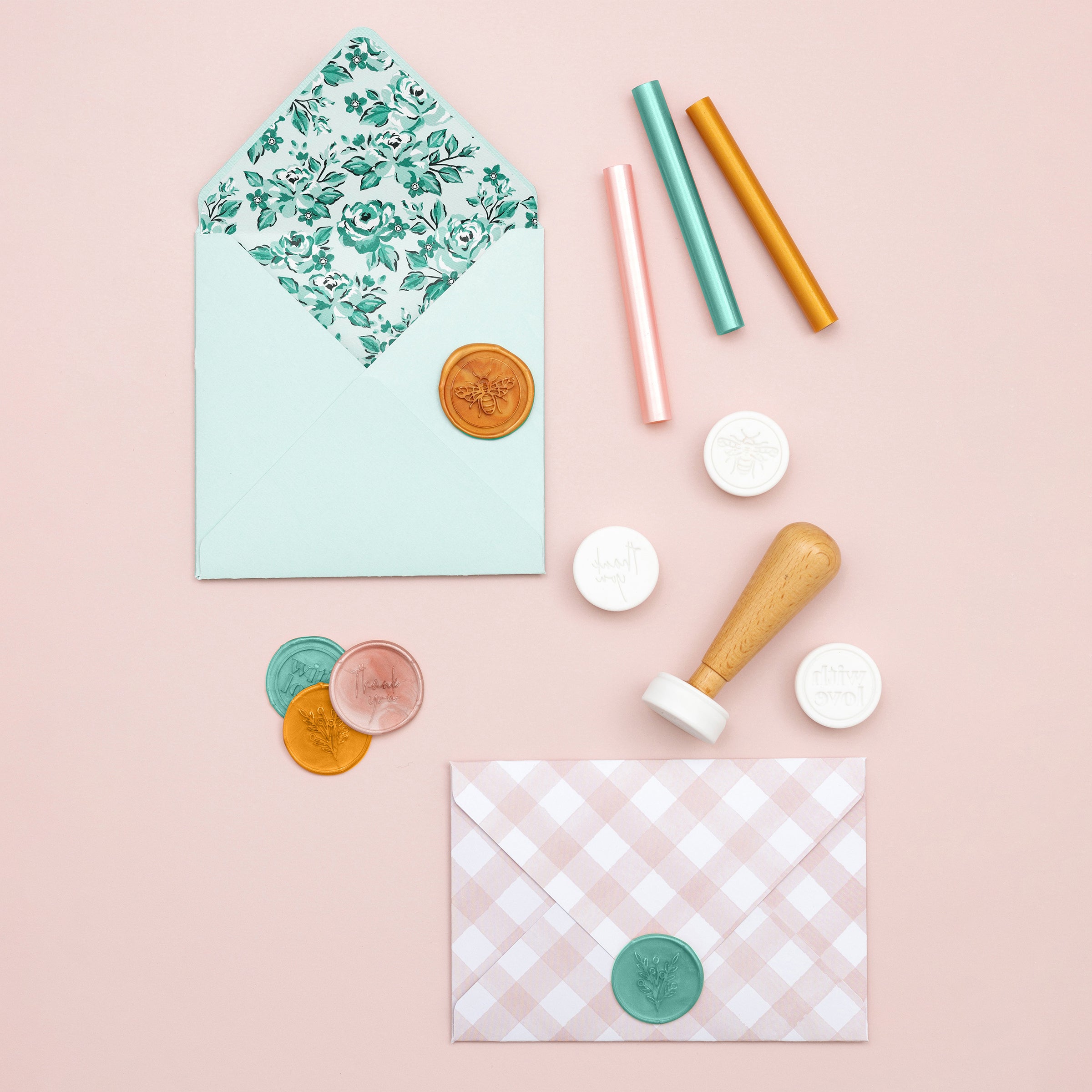 We R Makers Envelope Seal Kit-With Love