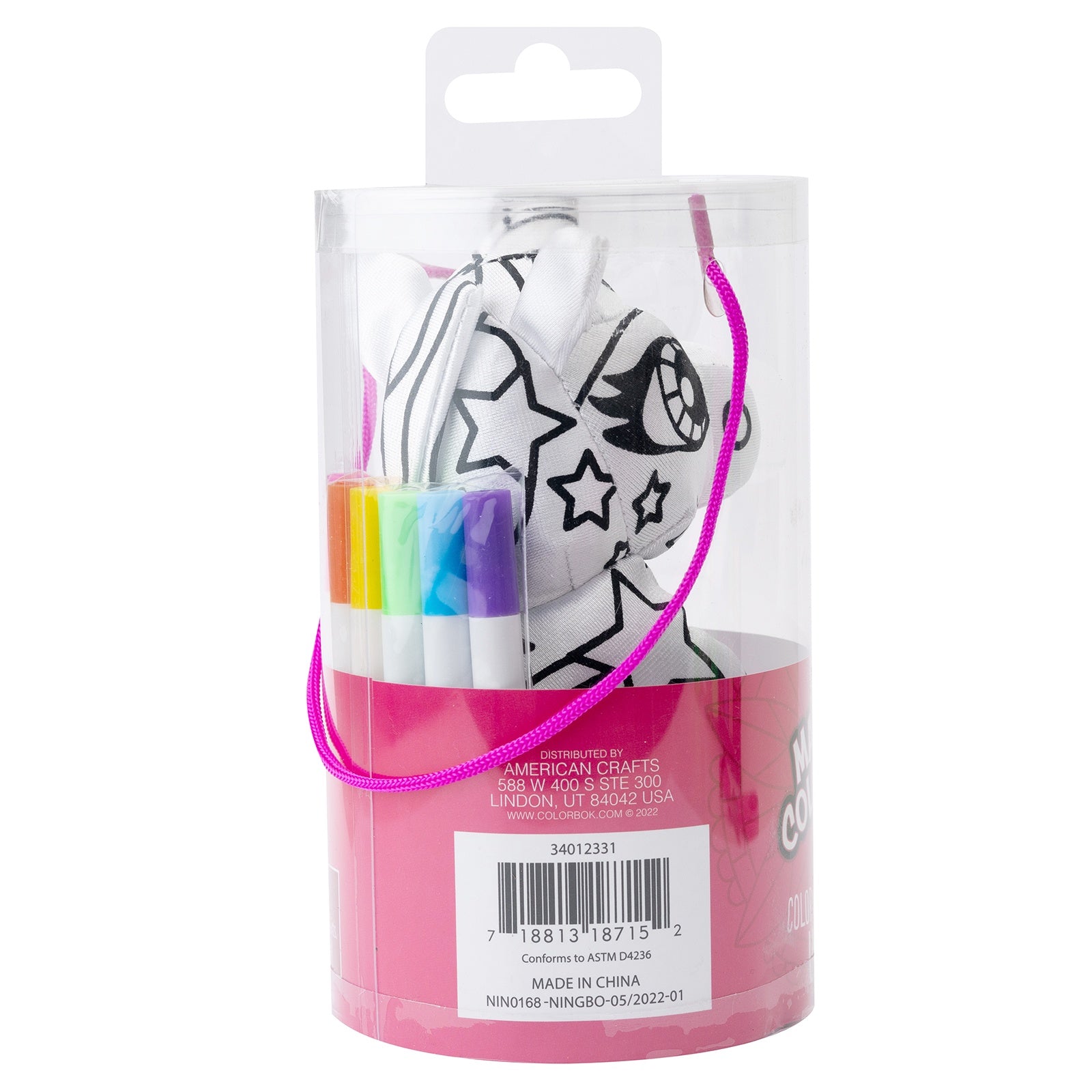 Colorbok Make It Colorful! Color Your Own Plush Kit - Assorted Styles