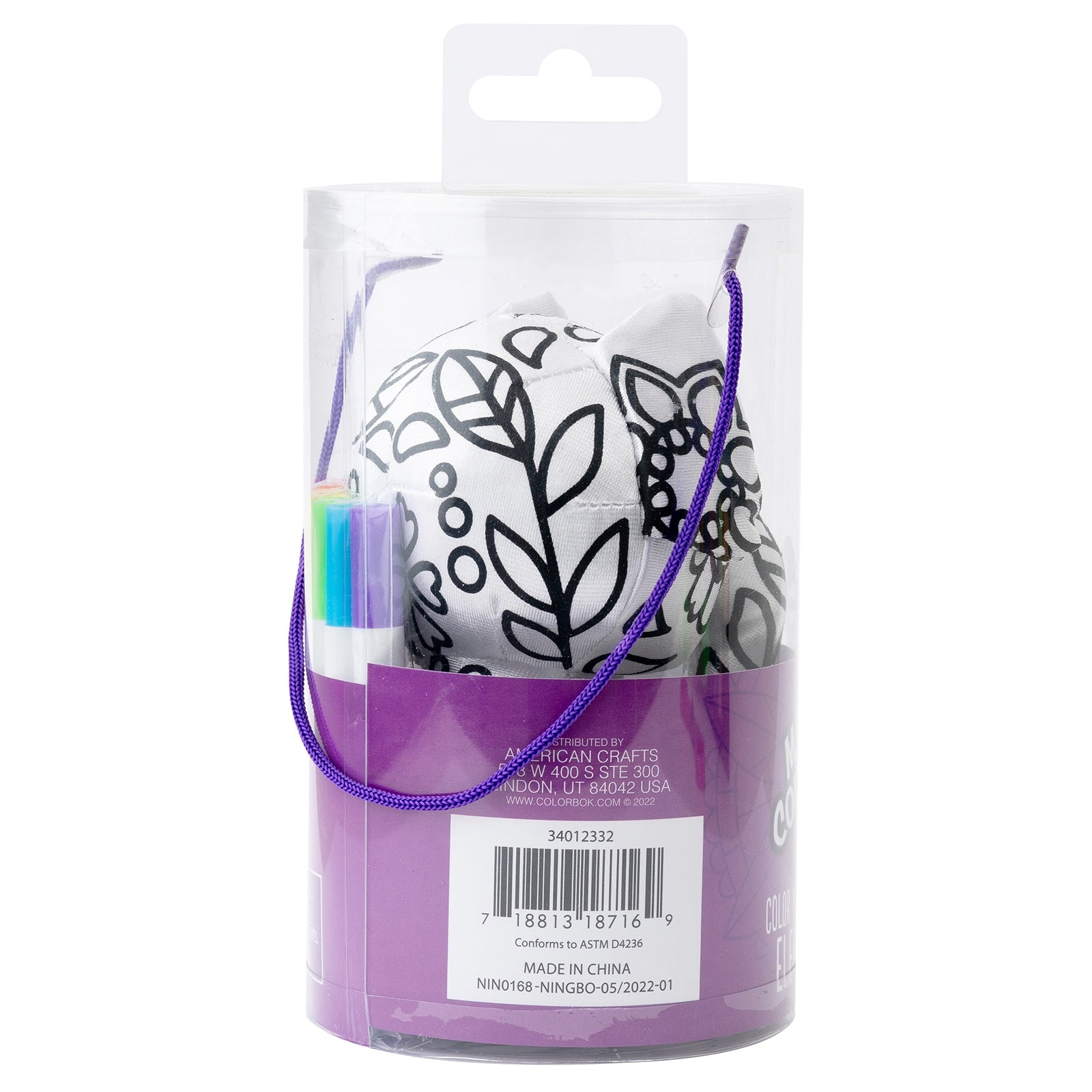 Colorbok Make It Colorful! Color Your Own Plush Kit - Assorted Styles