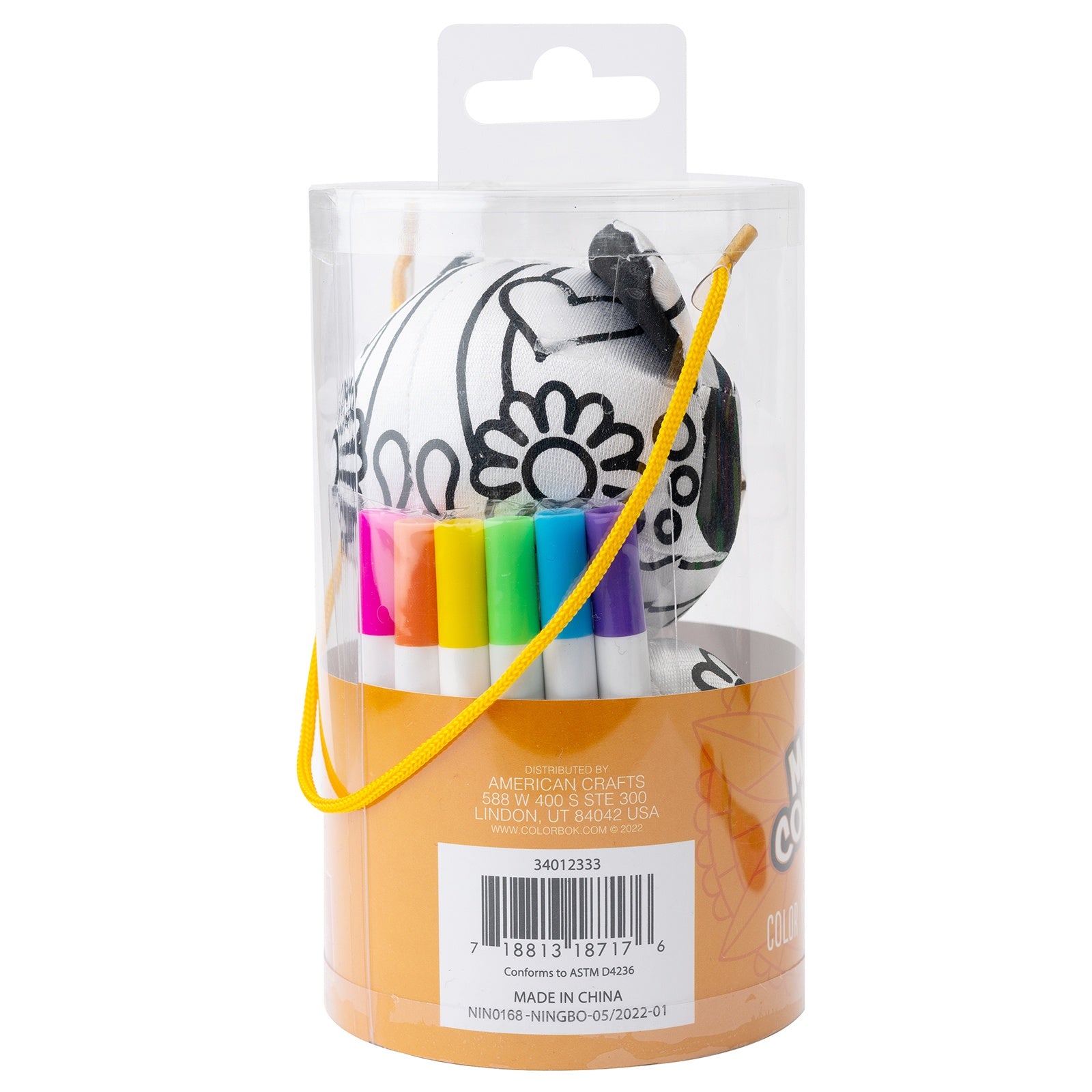 Colorbok Make It Colorful! Color Your Own Plush Kit - Assorted Styles
