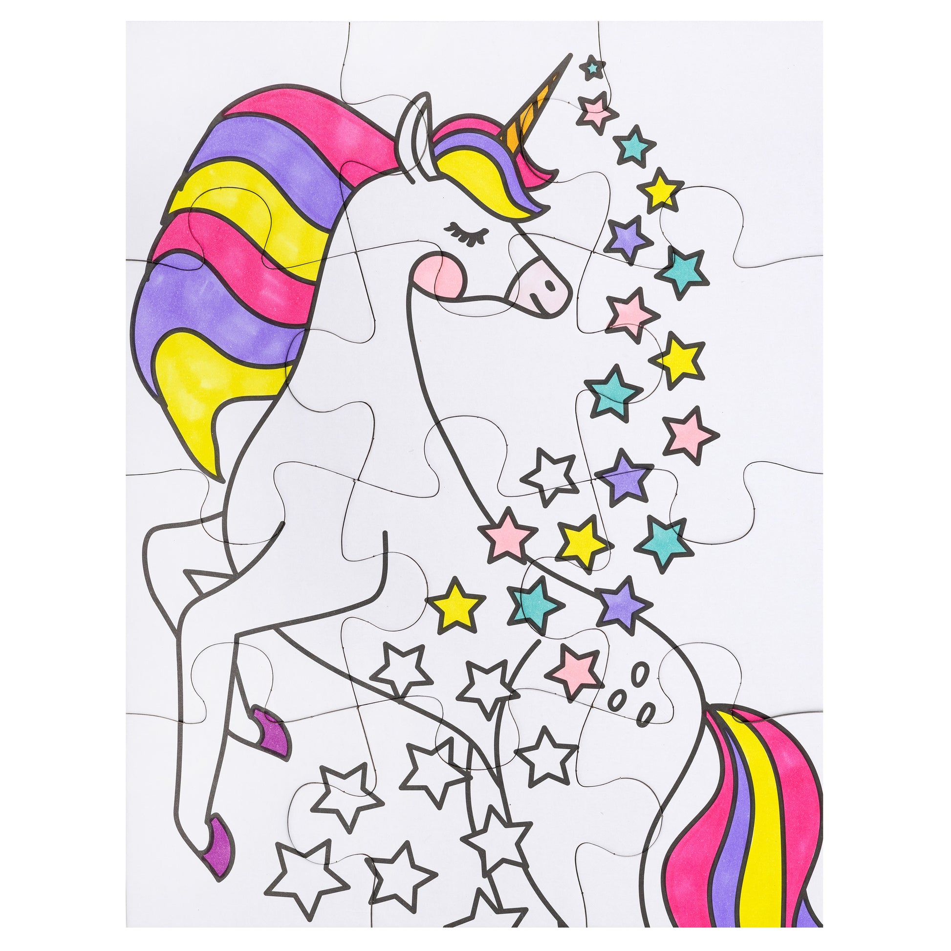 Colorbok Make It Colorful! Color Your Own Puzzles Set