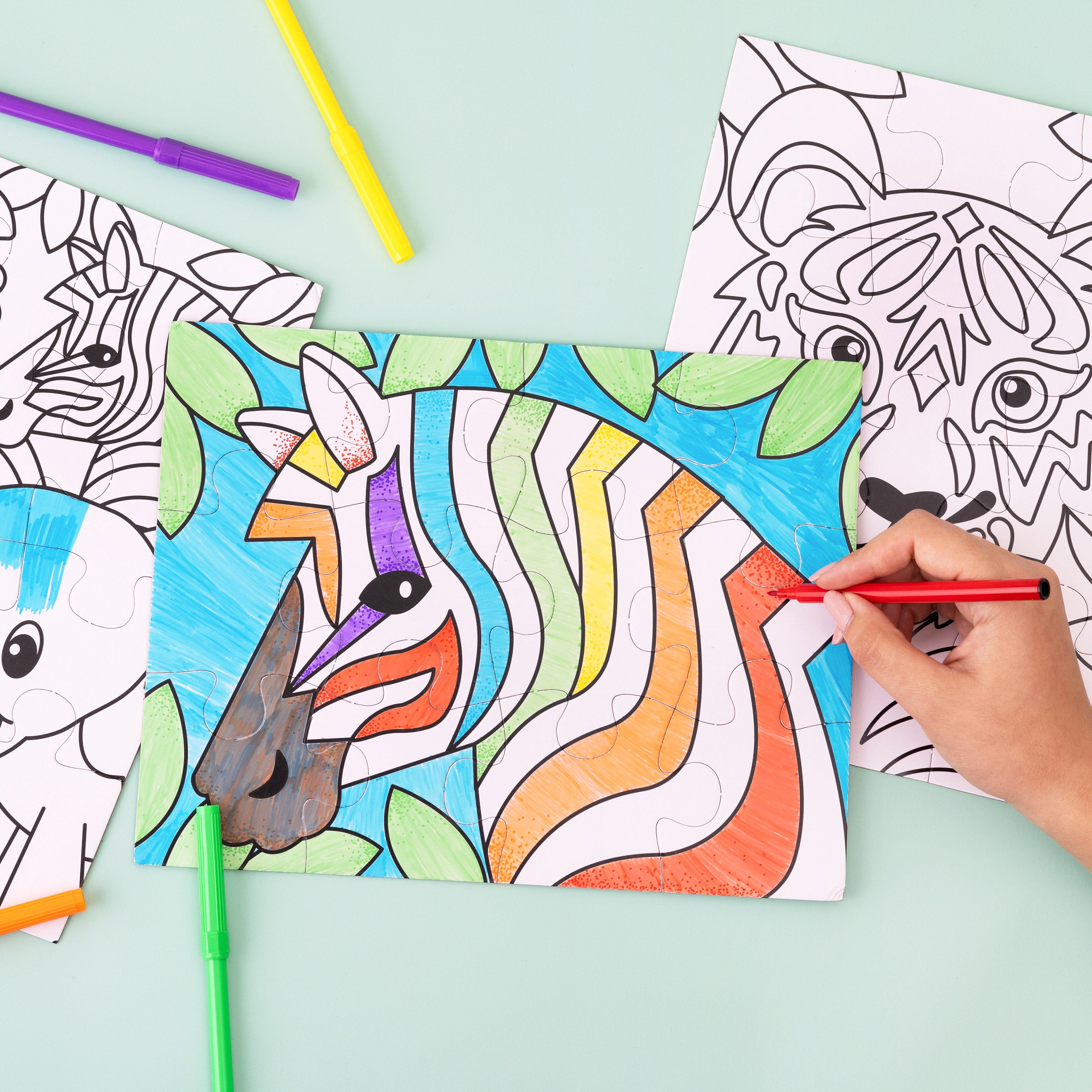 Colorbok Make It Colorful! Color Your Own Puzzles Set