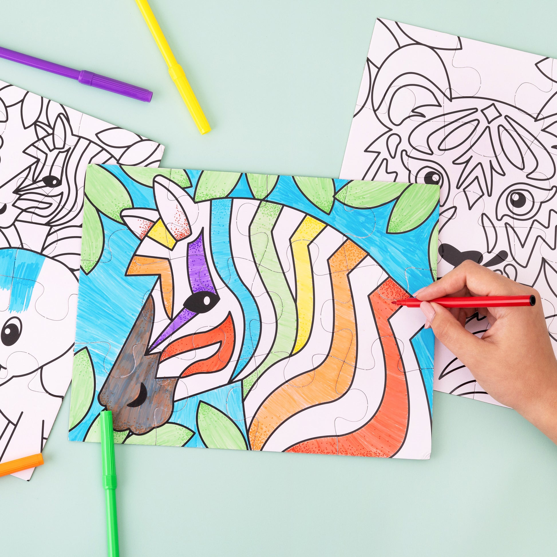 Colorbok Make It Colorful! Color Your Own Puzzles Set