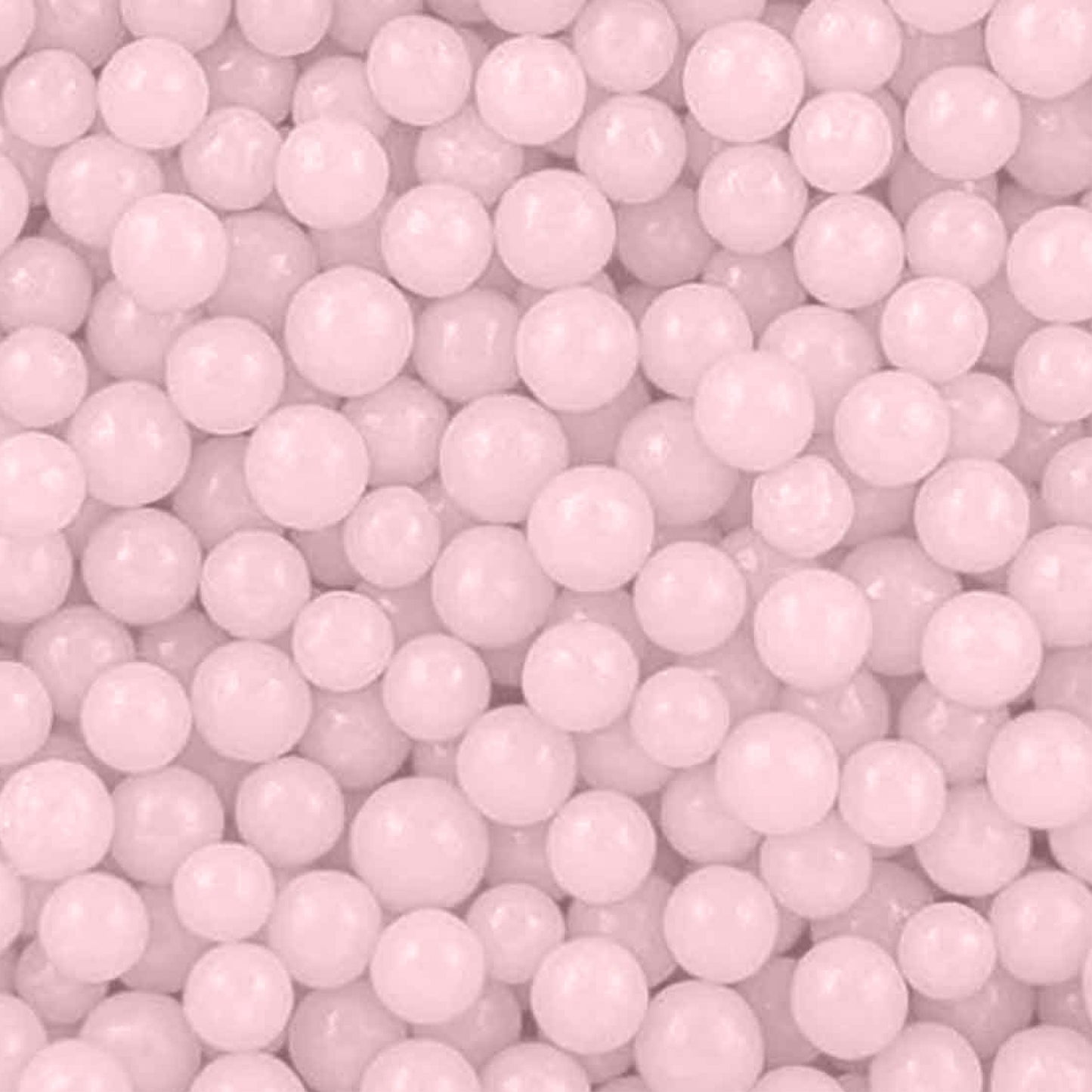 AC Food Crafting Bulk Soft Crunch Pearl Sprinkles 3mm 25lbs-Pearlized Light Pink