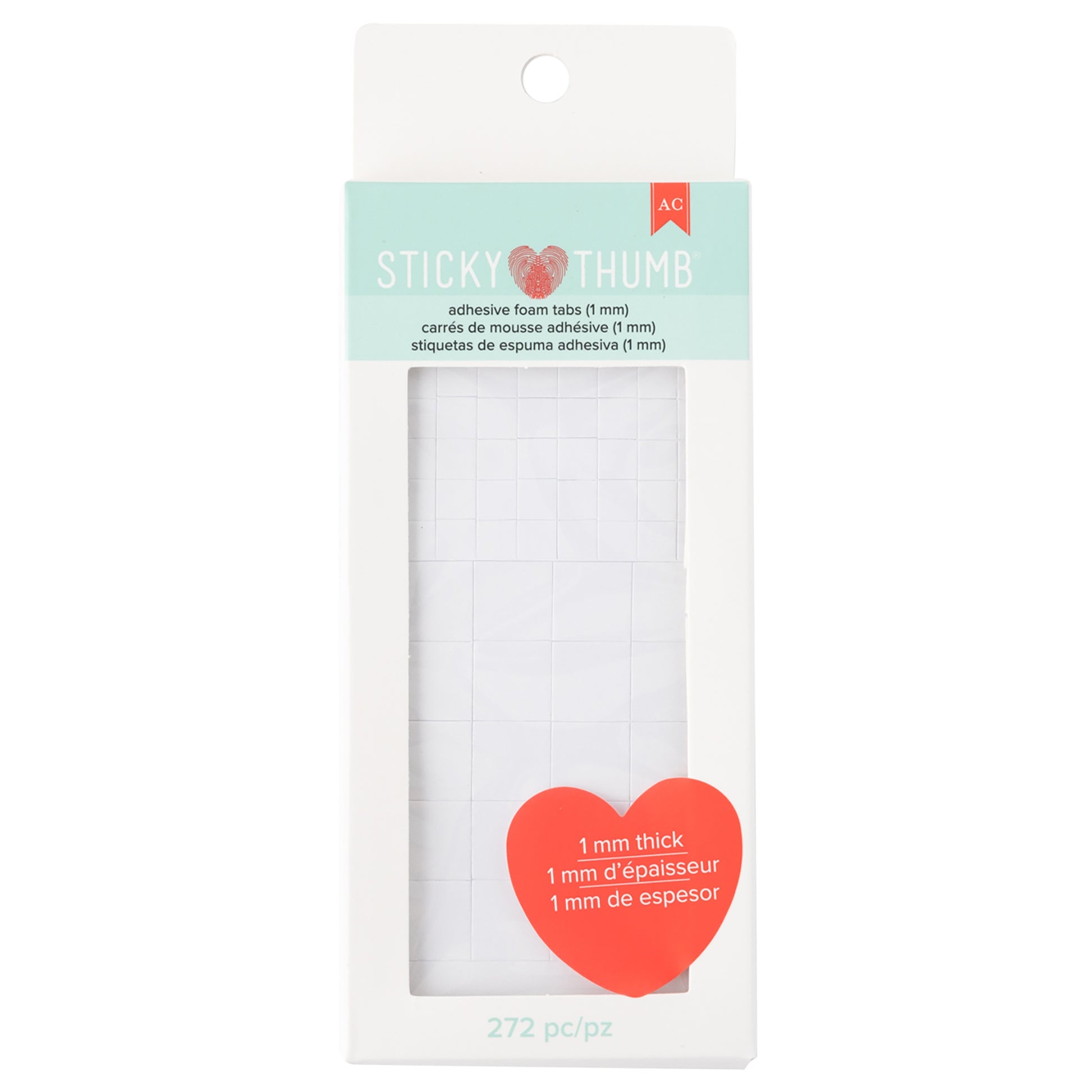 Sticky Thumb Dimensional Adhesive Foam Tabs