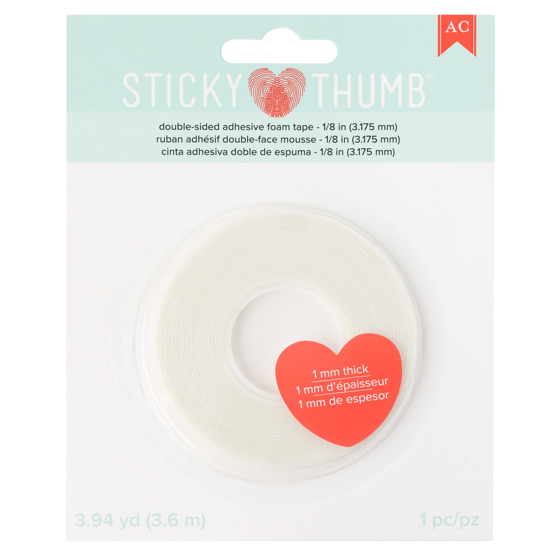 Sticky Thumb Double-Sided Foam Tape - Available in a Variety of Styles