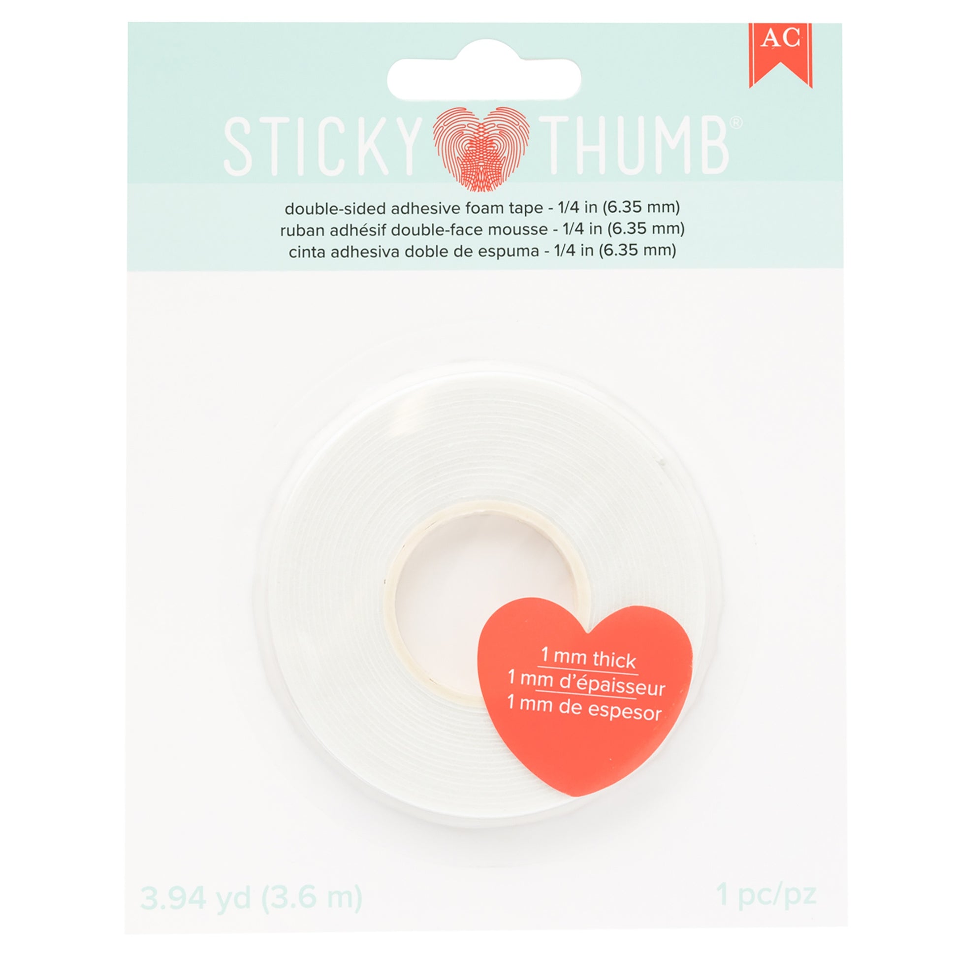 Sticky Thumb Double-Sided Foam Tape - Available in a Variety of Styles